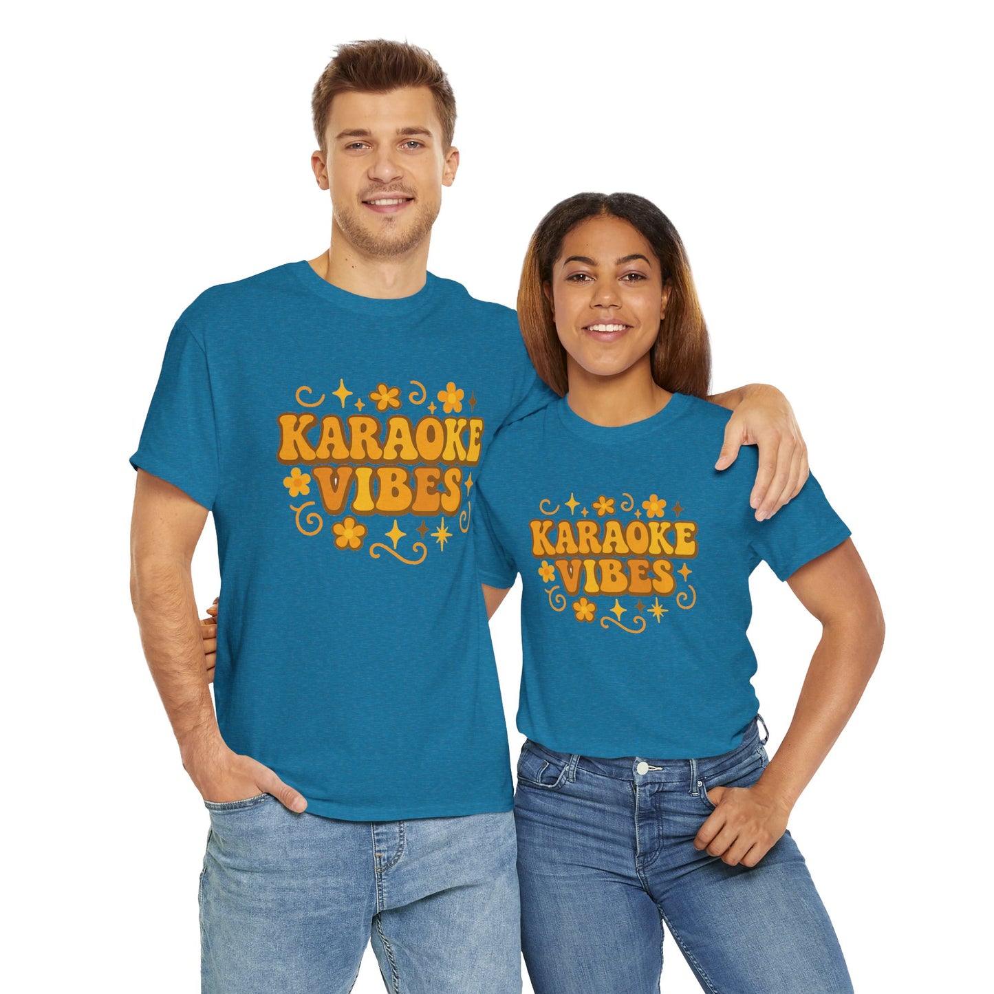 Karaoke Vibes T-Shirt Soft Retro Style Tee