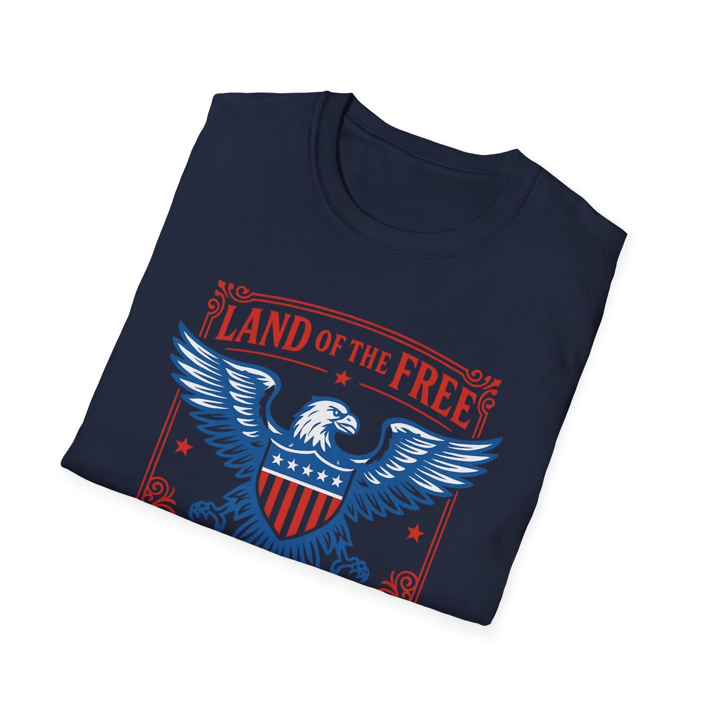 Patriotic Eagle T-Shirt - Land of the Free Design