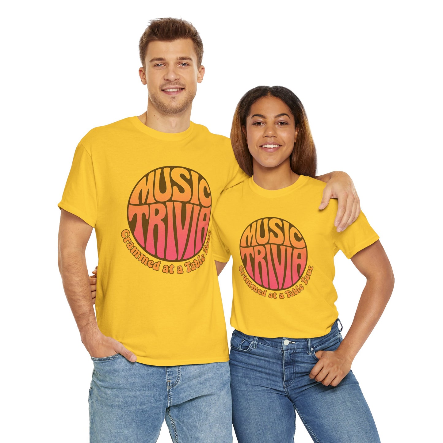 Vintage Music Trivia T-Shirt Retro Design