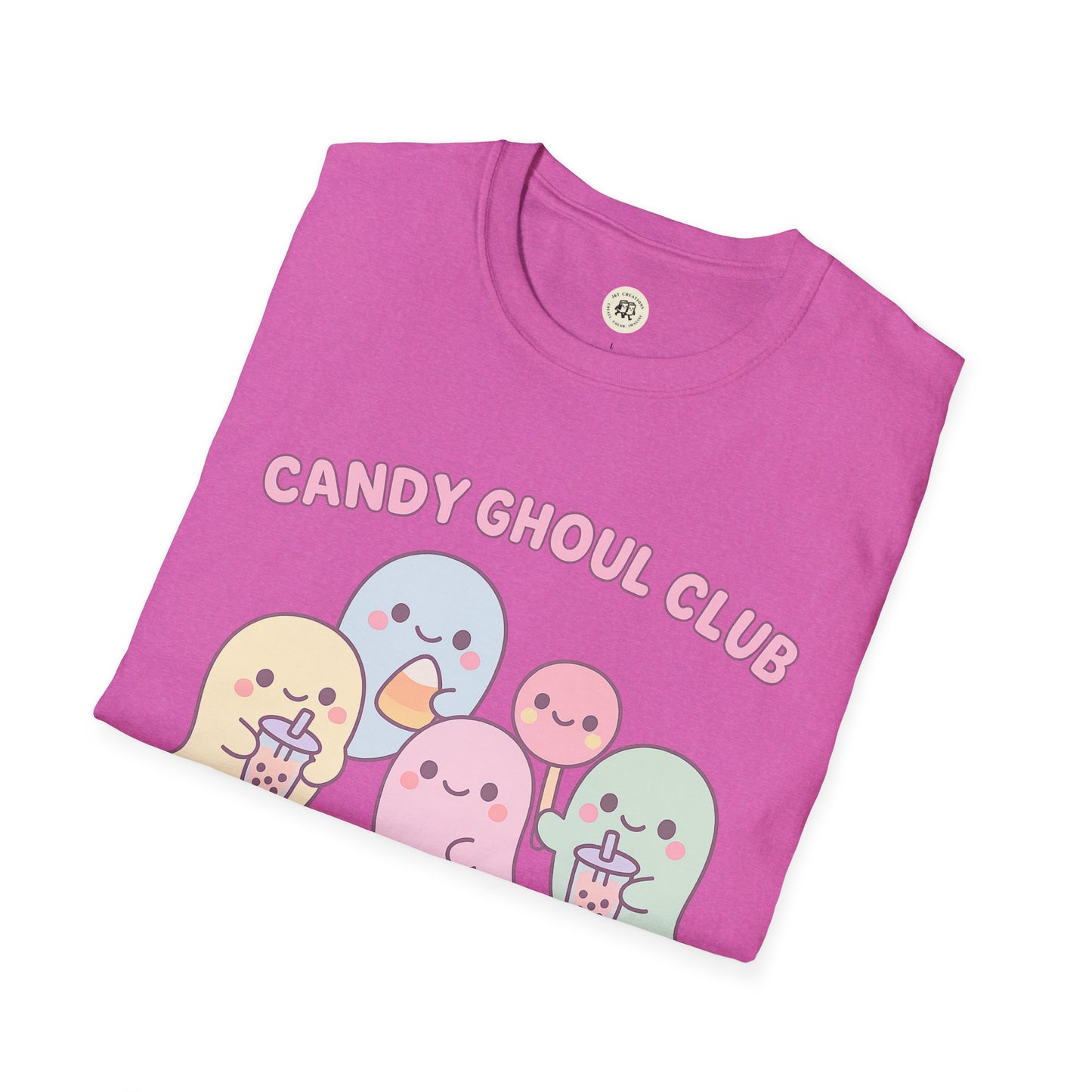 Kawaii Halloween Ghost Shirt - Cute Candy Ghoul Tee