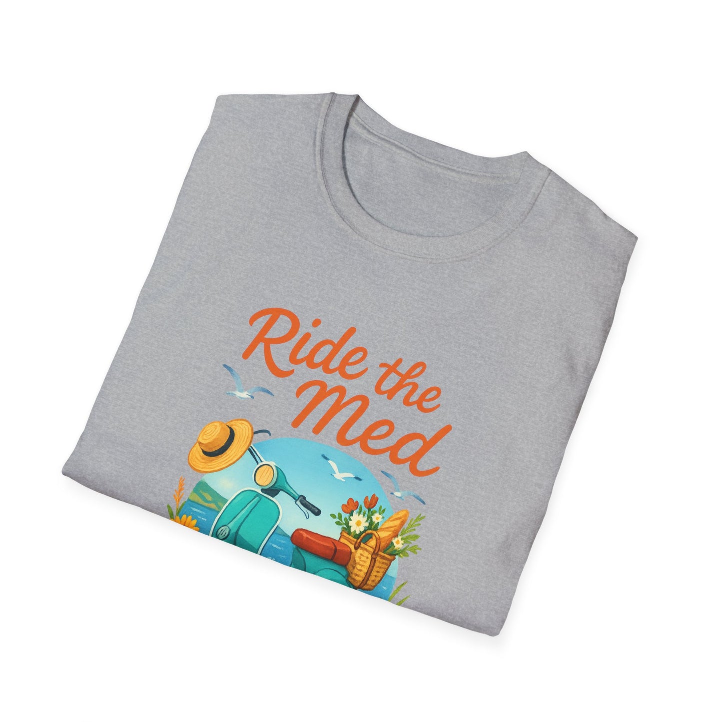 Corsica Scooter Adventure T-Shirt | Mediterranean Travel Tee | Coastal Summer Shirt | Italian Greece Graphic | Wanderlust
