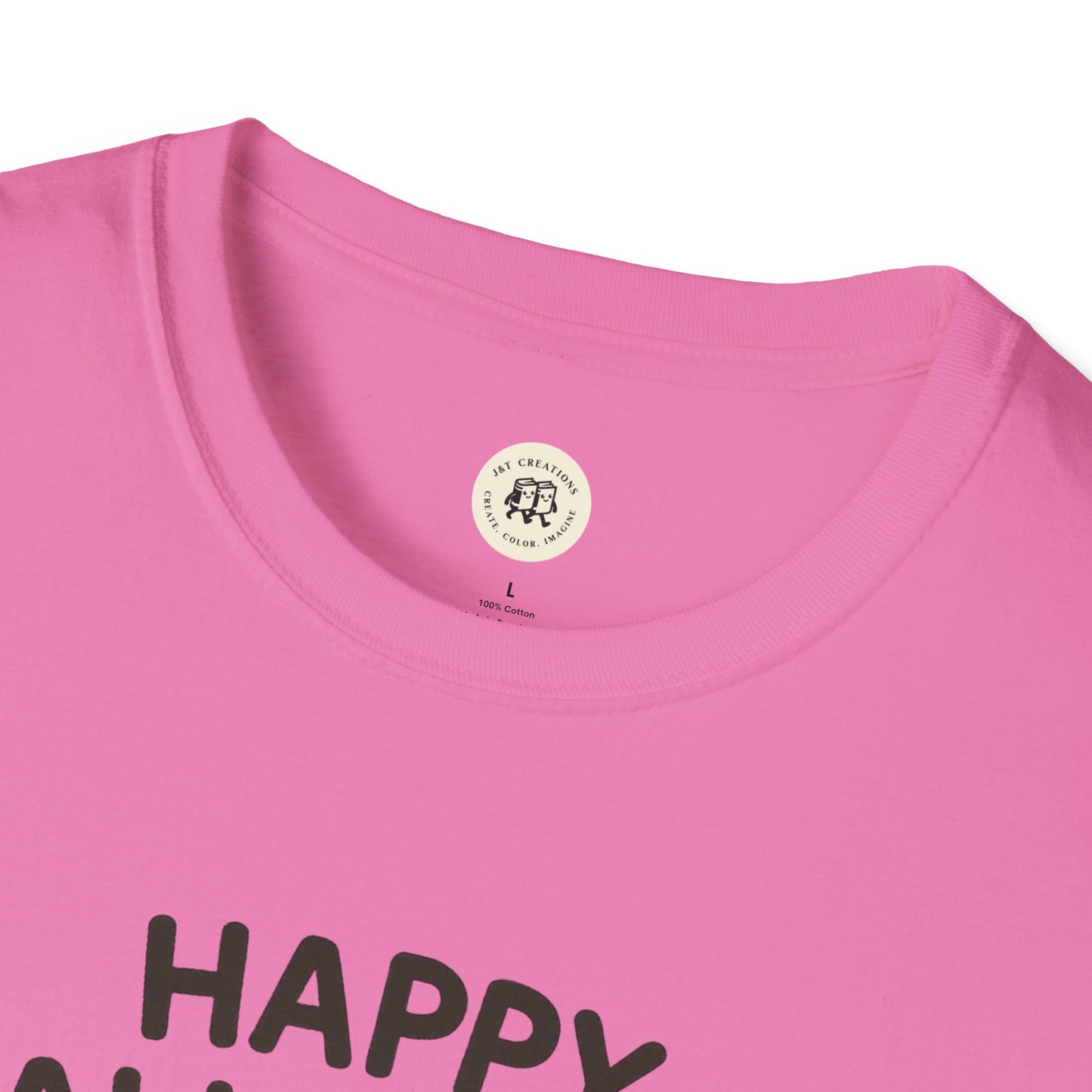 Halloween Pumpkin Graphic Tee with Cute Cats