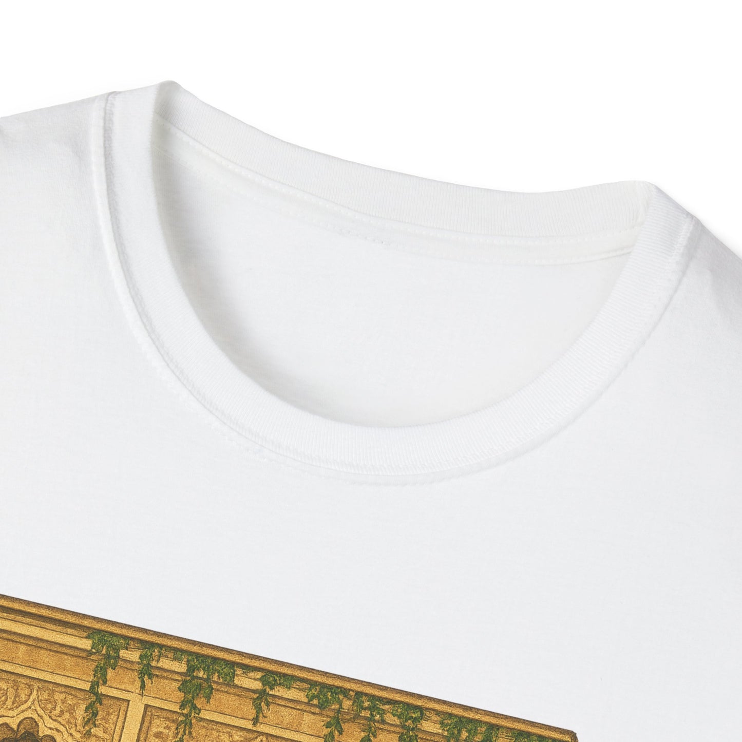 Seville Courtyard T-Shirt | Mediterranean Travel Shirt | Italy Greece Coastal Tee | Summer Graphic | Historic Style