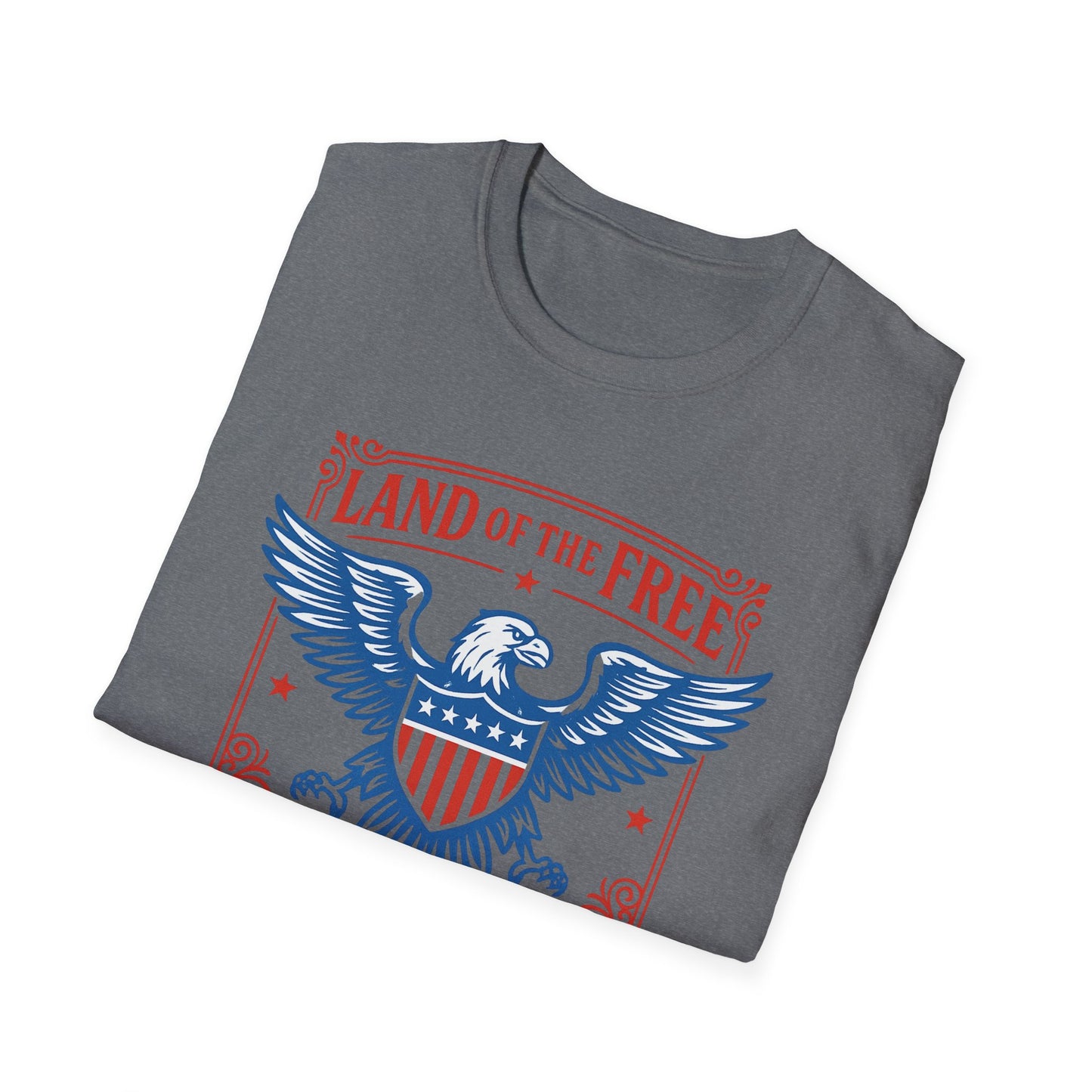 Patriotic Eagle T-Shirt - Land of the Free Design