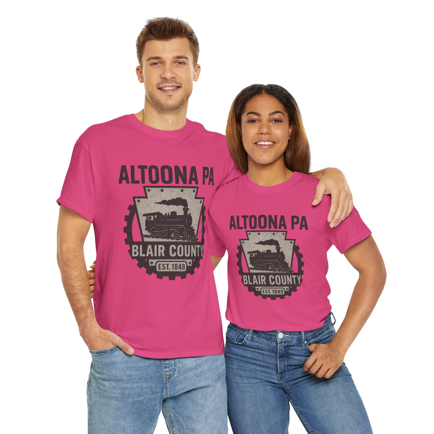 Altoona PA T-Shirt Blair County Vintage Train