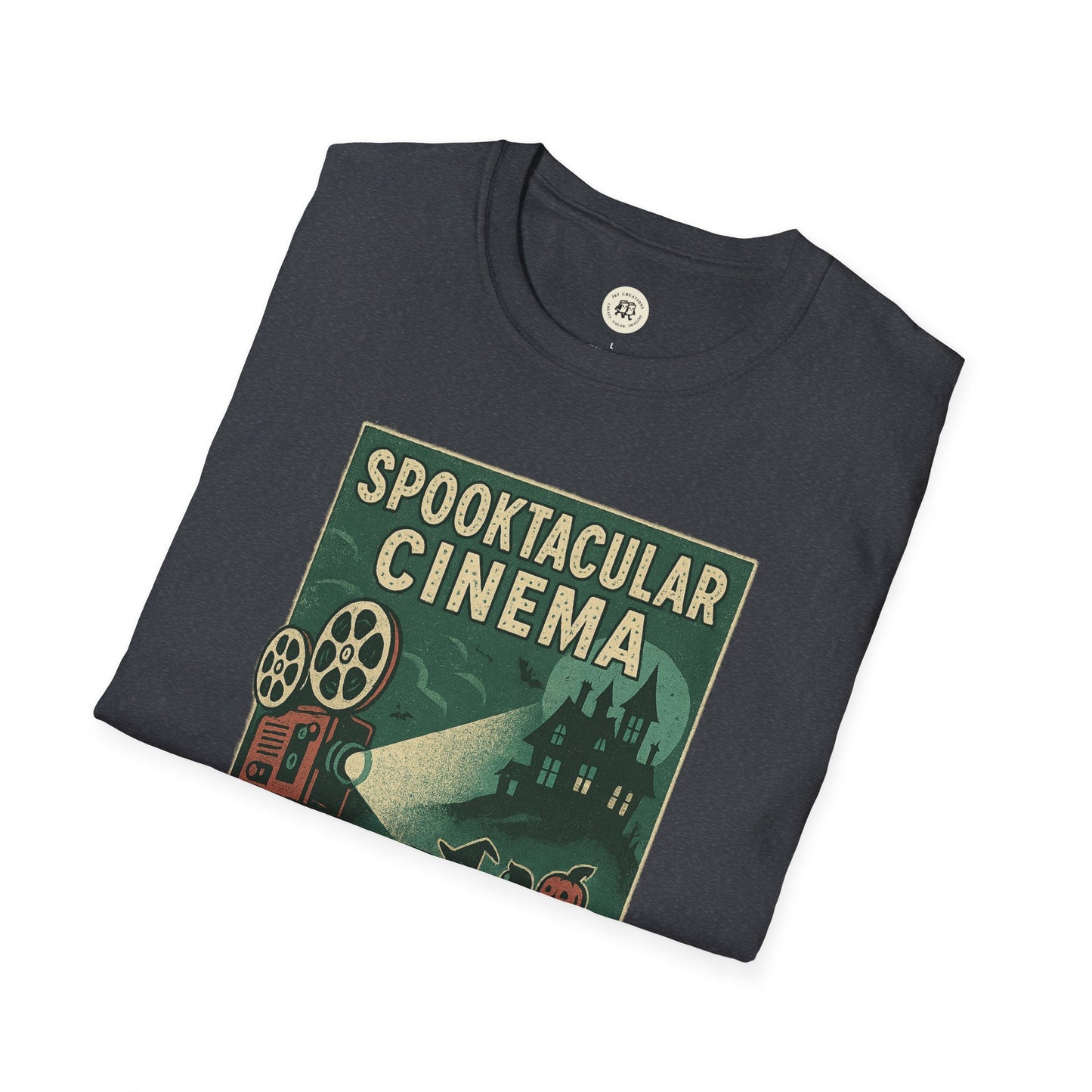 Vintage Cinema T-Shirt Spooktacular Design