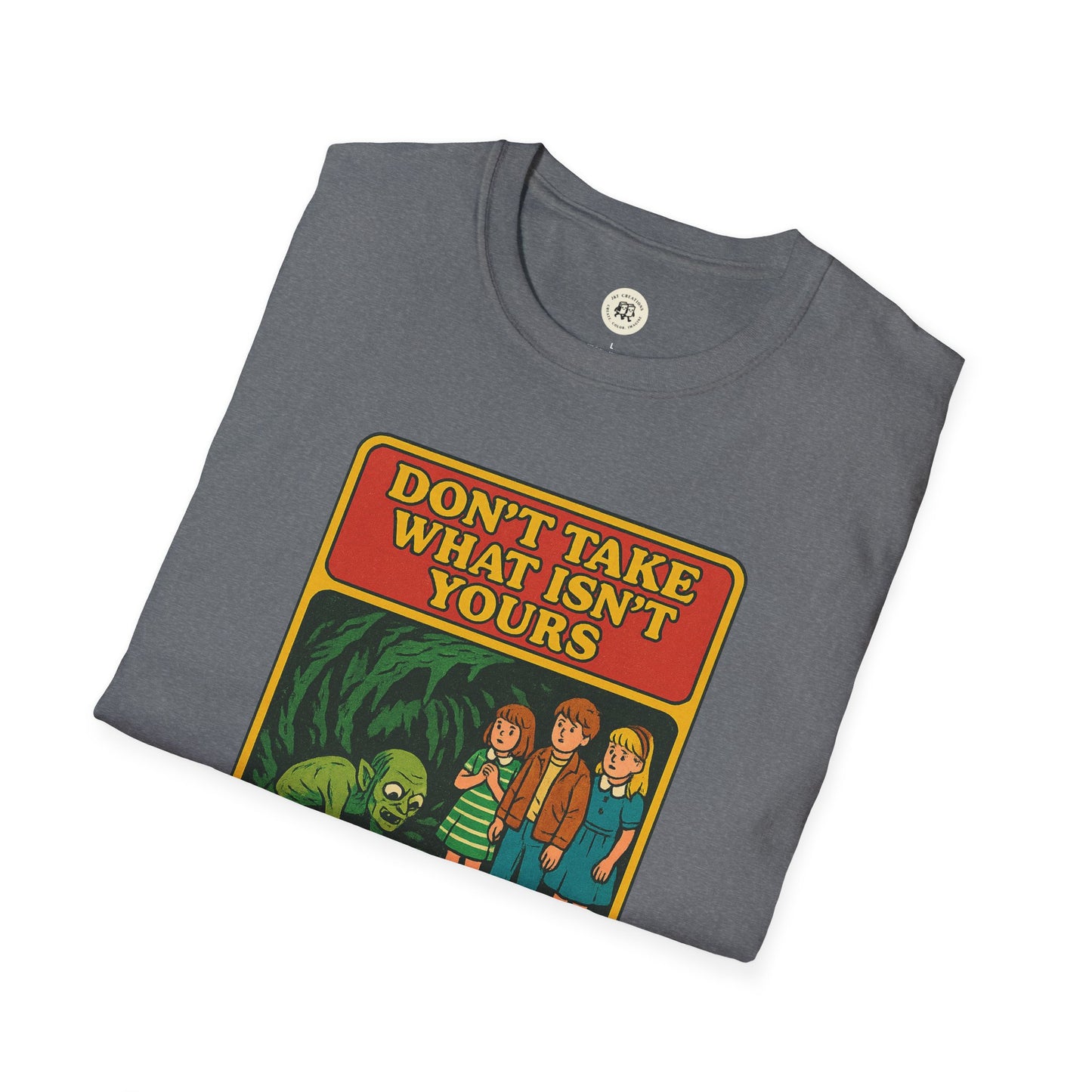 Gollum Property Safety T-Shirt – Unique Art Tee