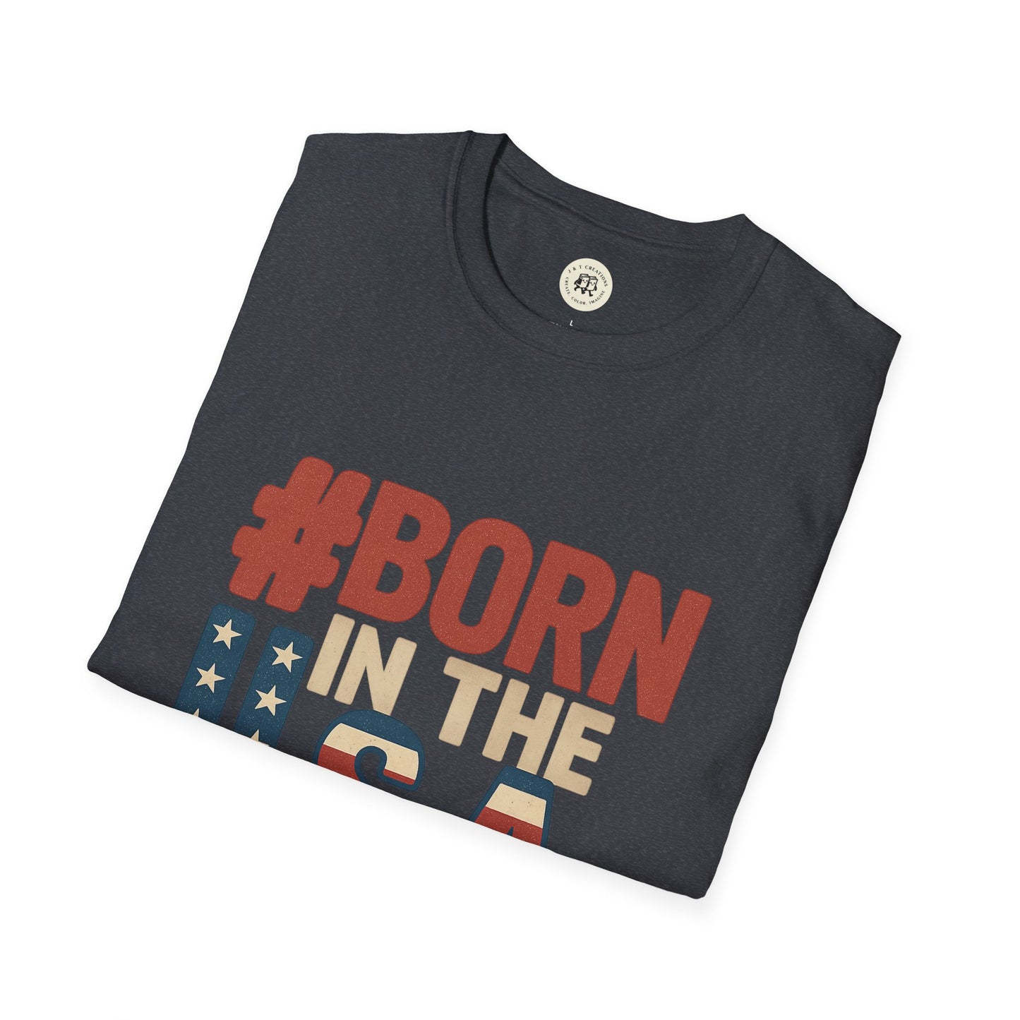 Born in the USA T-Shirt Patriotic Design