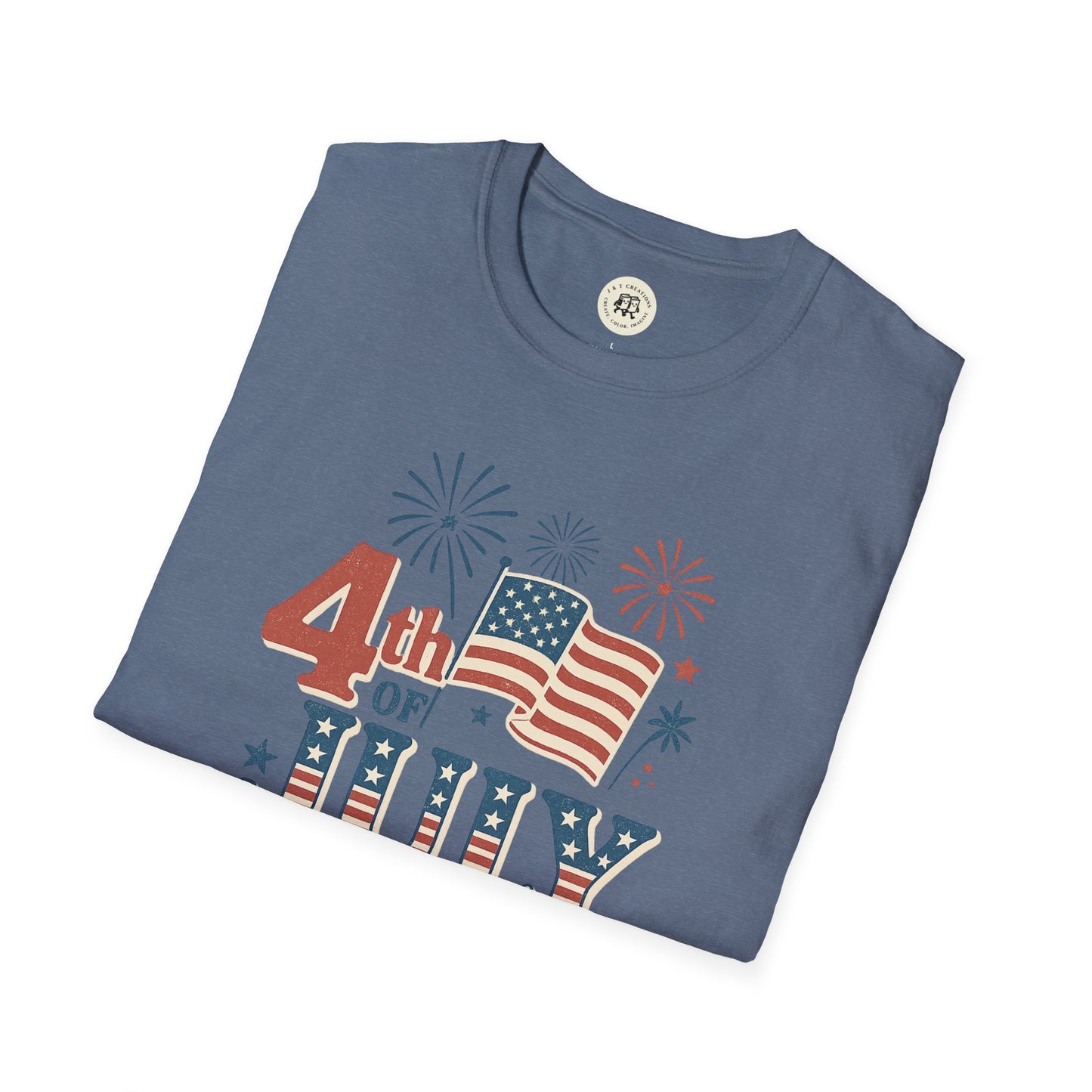 Fourth of July Fireworks Shirt - Patriotic Tee