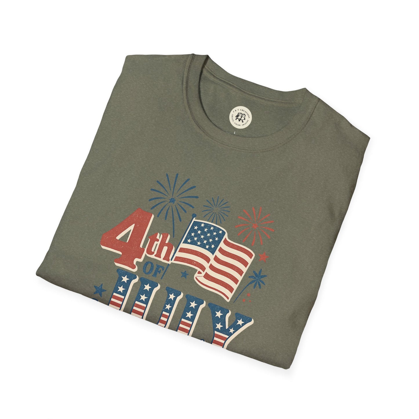 Fourth of July Fireworks Shirt - Patriotic Tee