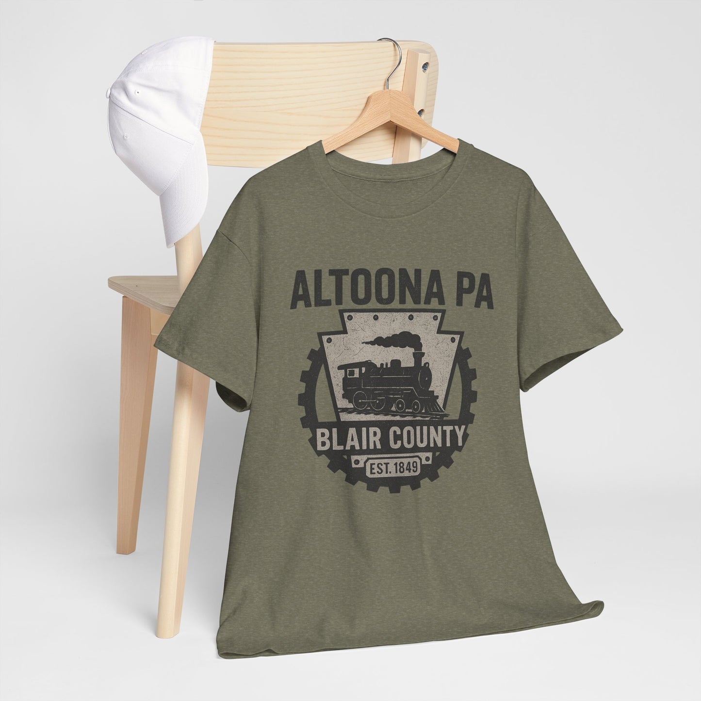 Altoona PA T-Shirt Blair County Vintage Train