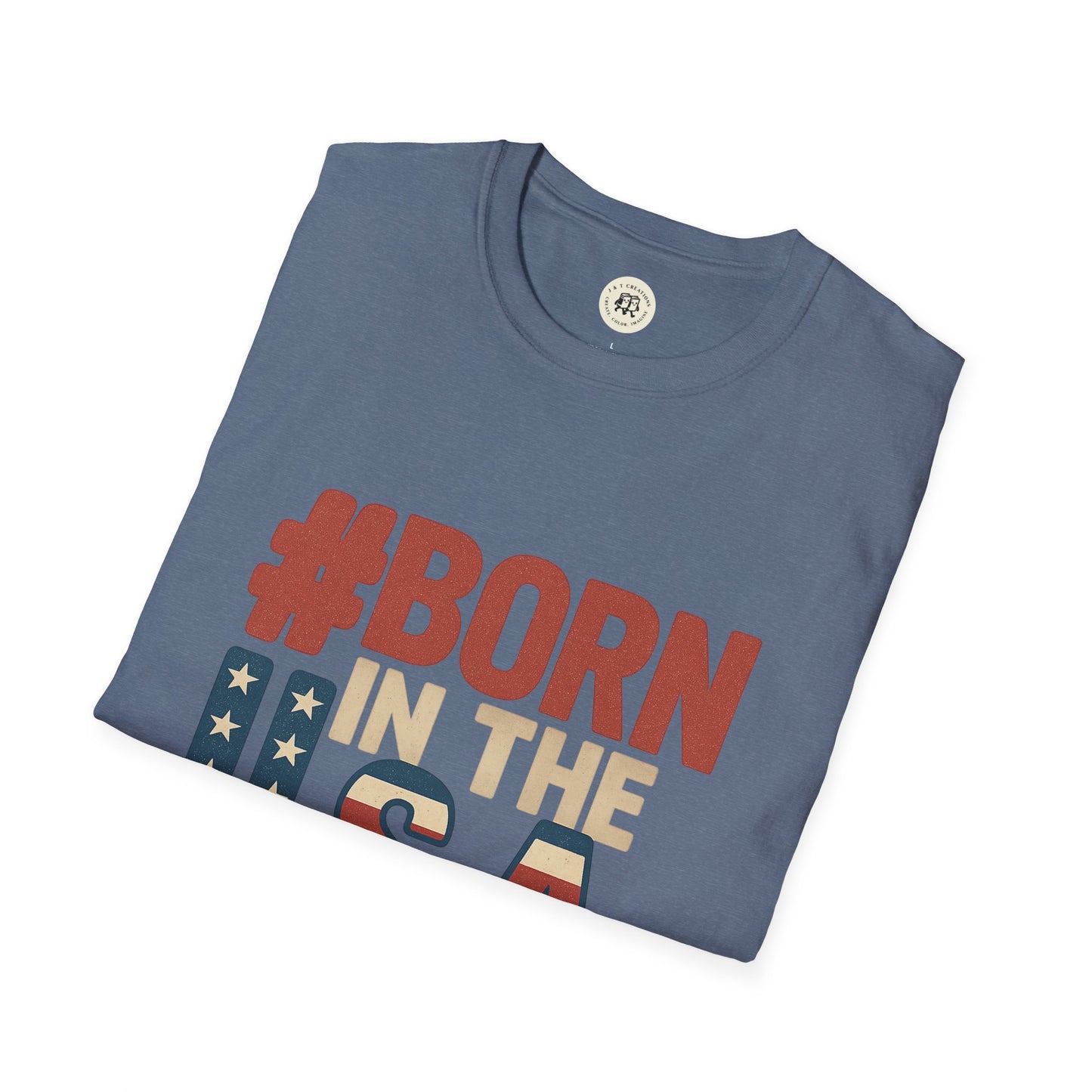Born in the USA T-Shirt Patriotic Design