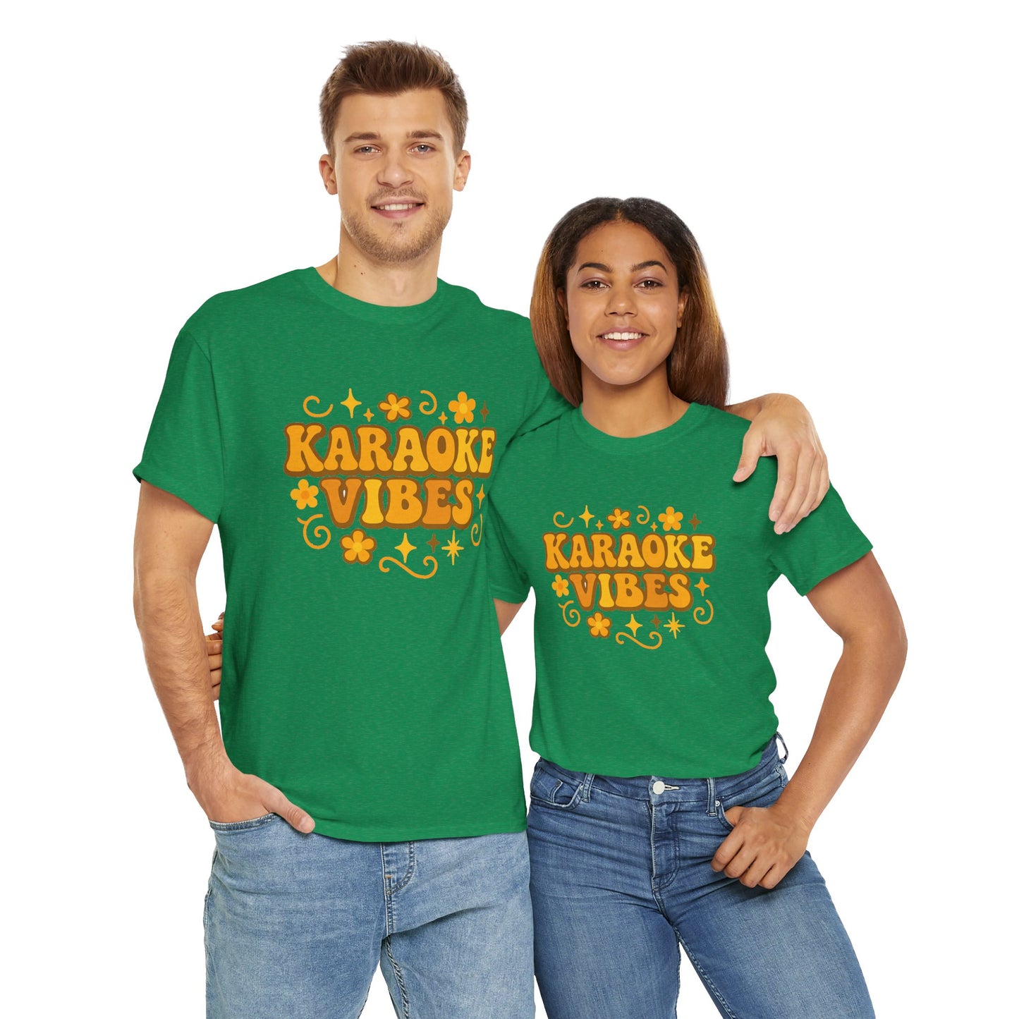 Karaoke Vibes T-Shirt Soft Retro Style Tee