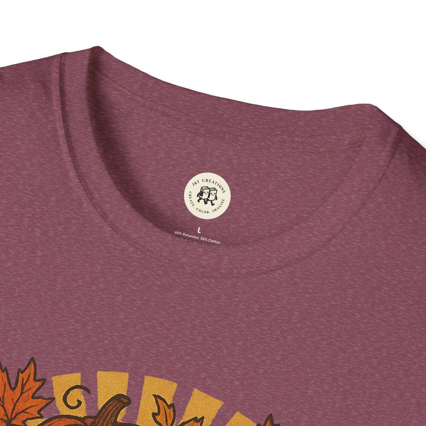 Happy Halloween T-Shirt with Pumpkin Design