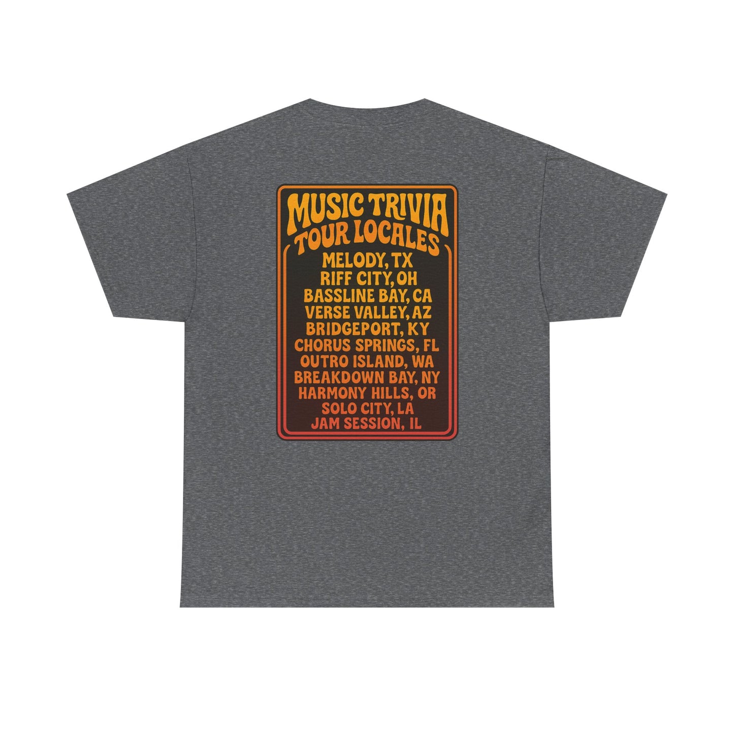 Vintage Music Trivia T-Shirt Retro Style