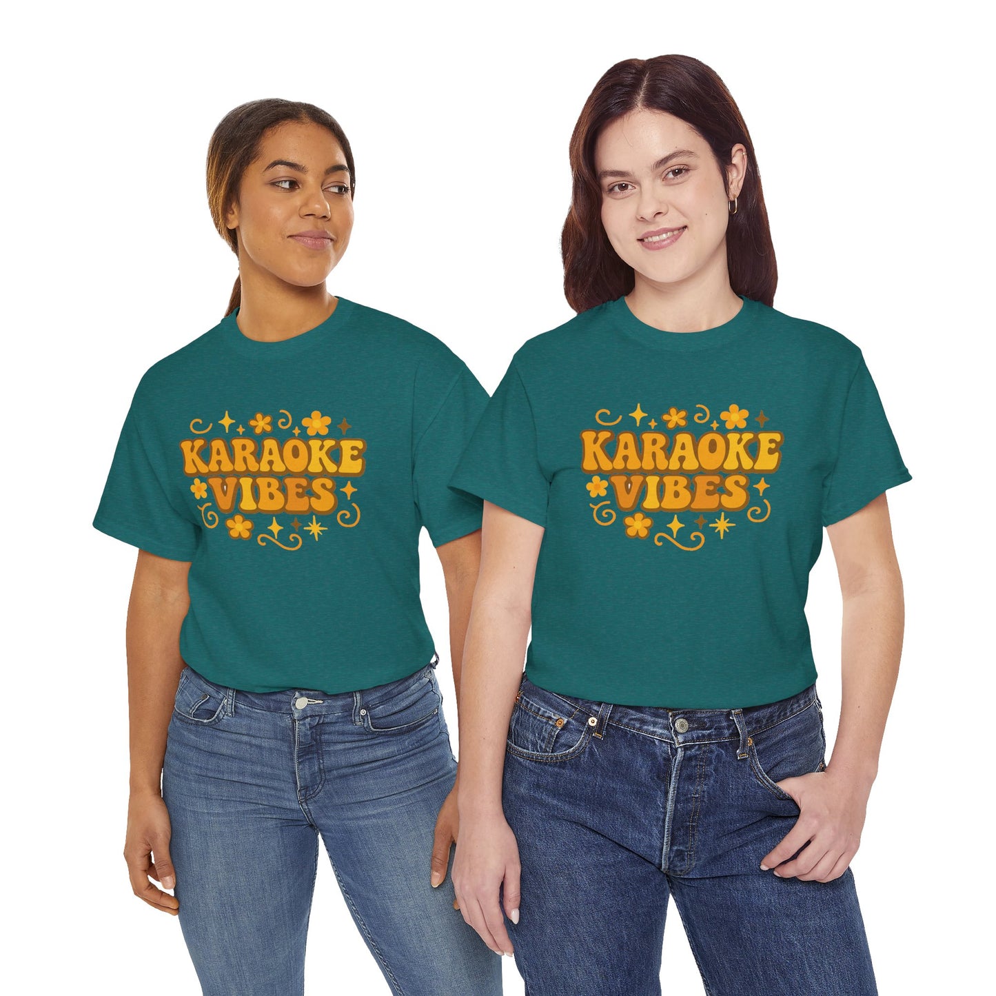 Karaoke Vibes T-Shirt Soft Retro Style Tee