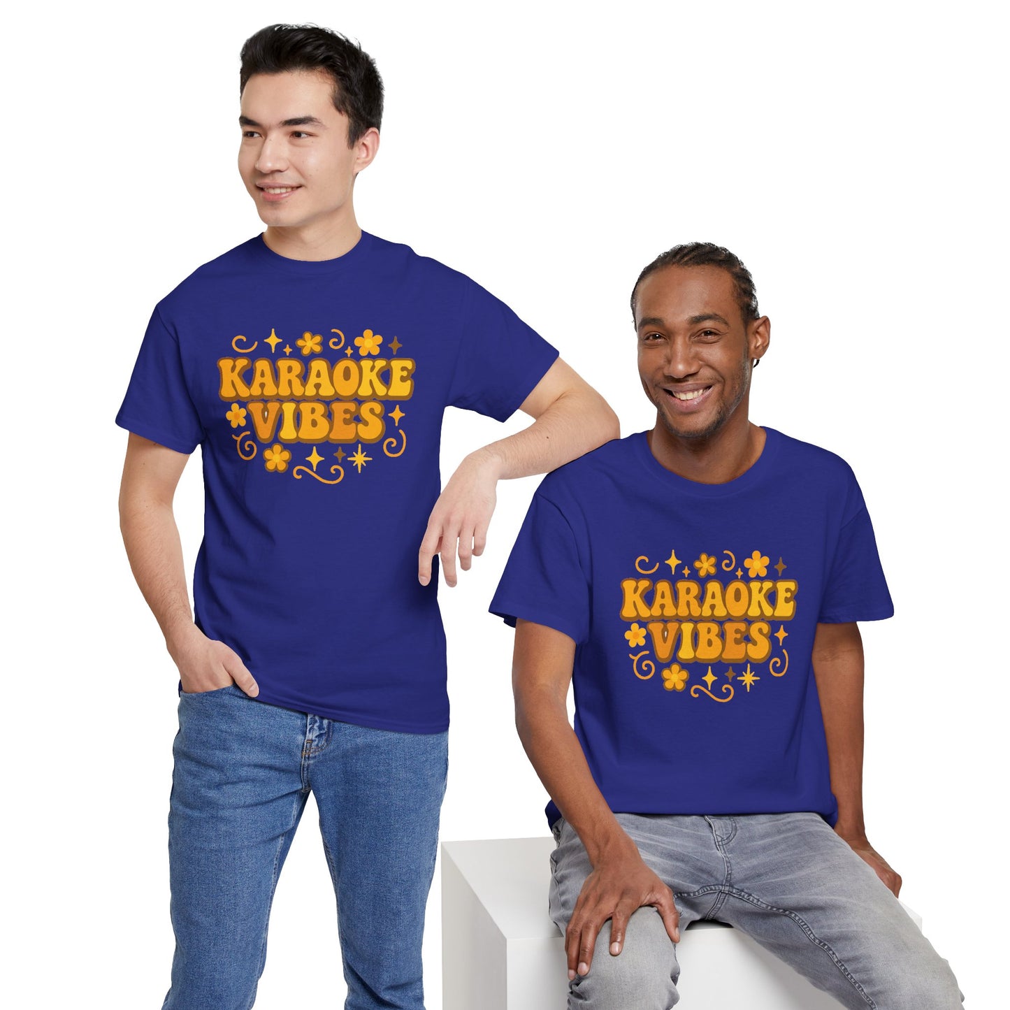 Karaoke Vibes T-Shirt Soft Retro Style Tee