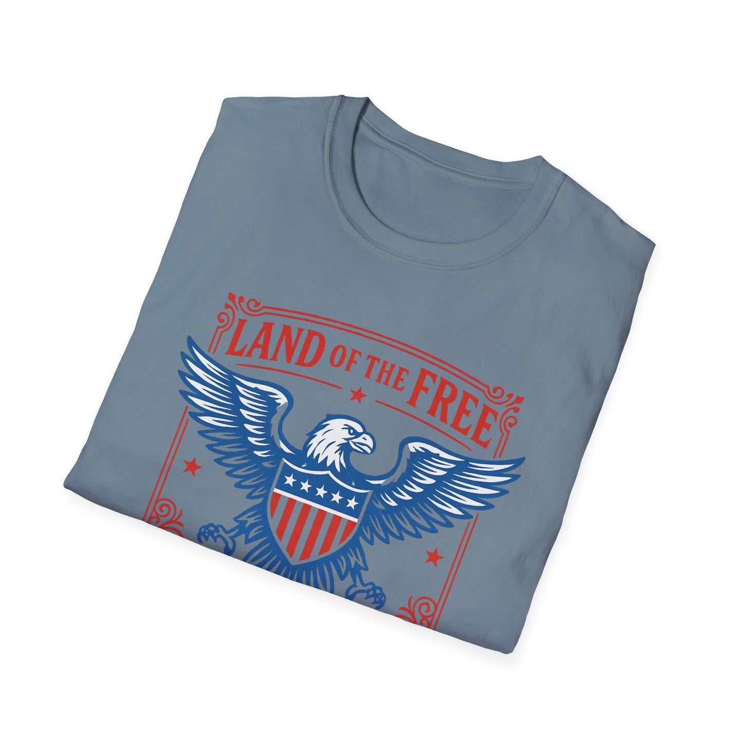 Patriotic Eagle T-Shirt - Land of the Free Design