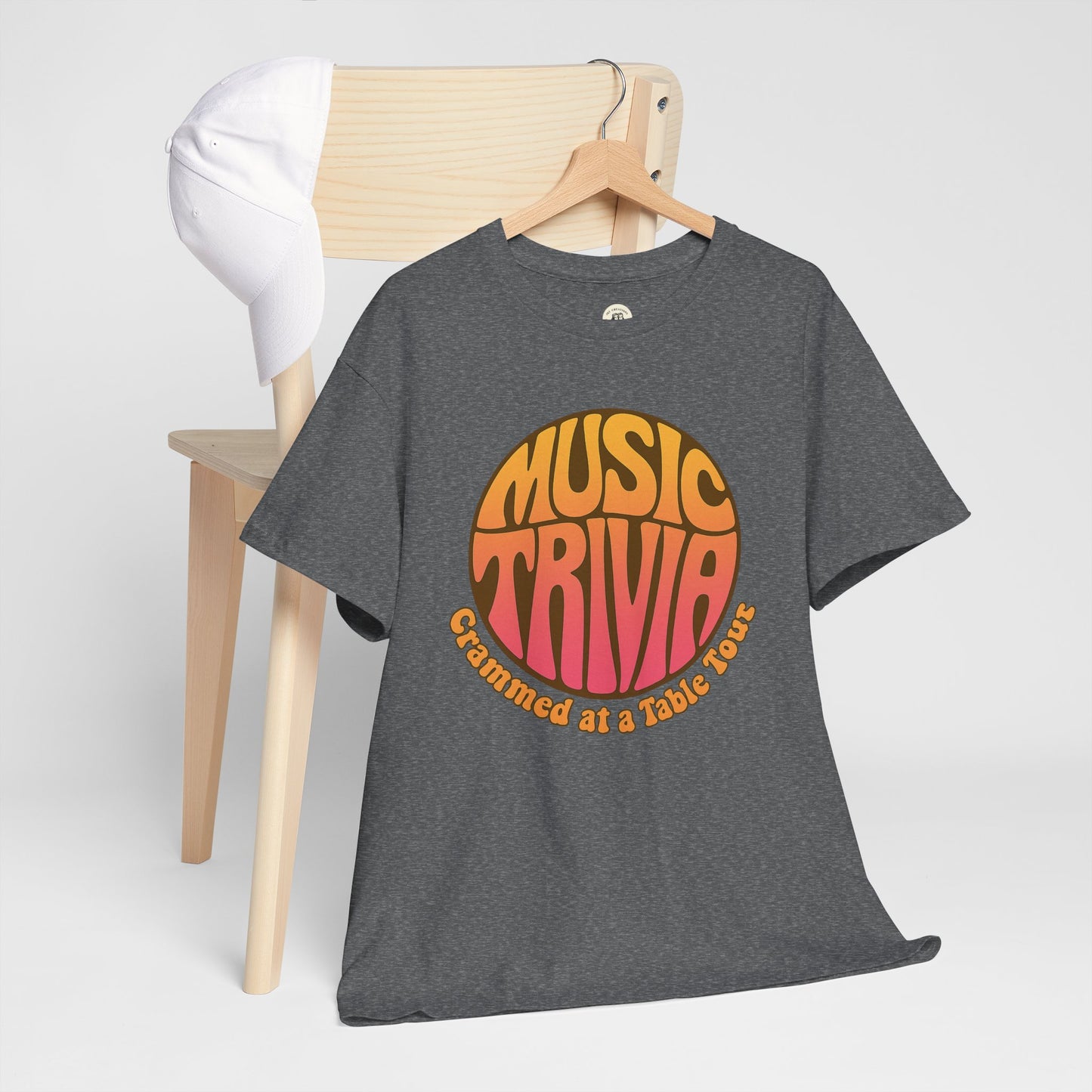 Vintage Music Trivia T-Shirt Retro Design
