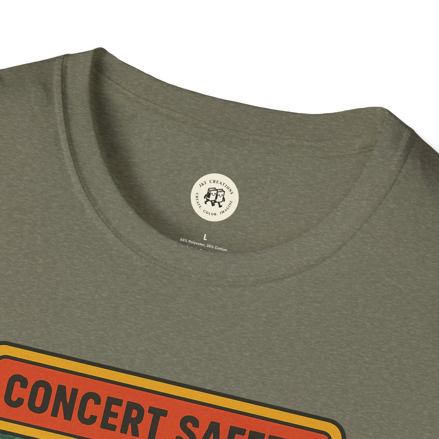 Pearl Jam Crowd Surfing Tee Concert Safety T-Shirt