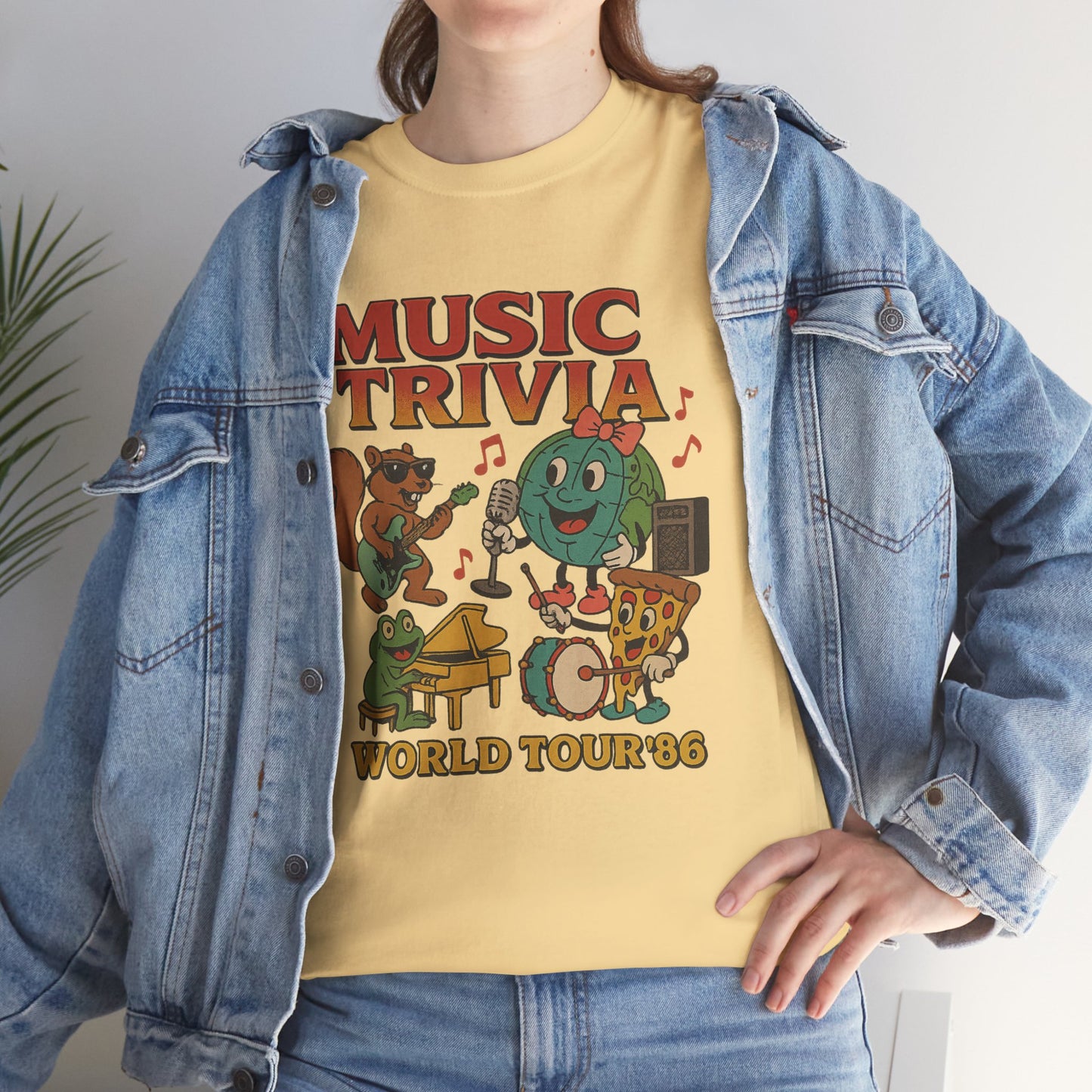 Music Trivia T-Shirt with Fun Vintage Design