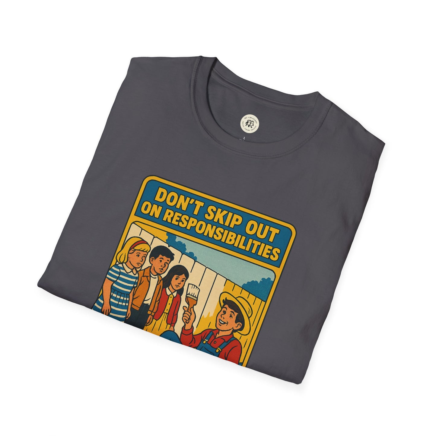 Tom Sawyer Vintage T-Shirt Work Safety Tee