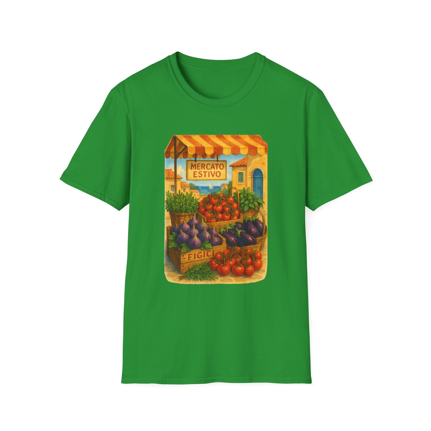 Mallorca Market T-Shirt | Mediterranean Summer Tee | Coastal Graphic Shirt | Travel Lover Gift | Italian Greek Style