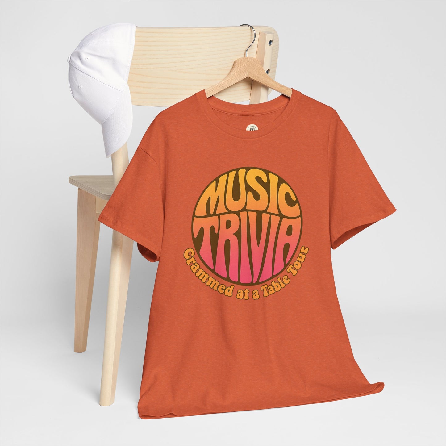 Vintage Music Trivia T-Shirt Retro Design