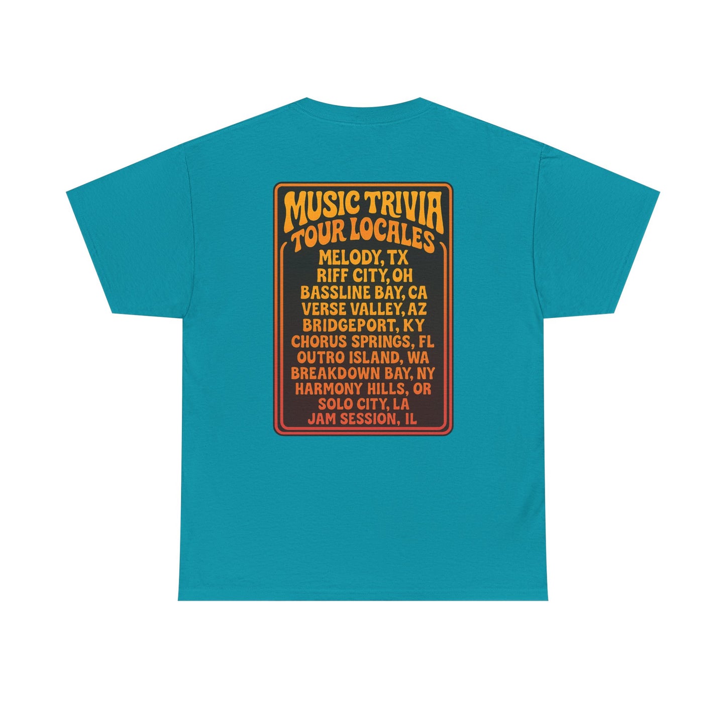 Vintage Music Trivia T-Shirt Retro Style