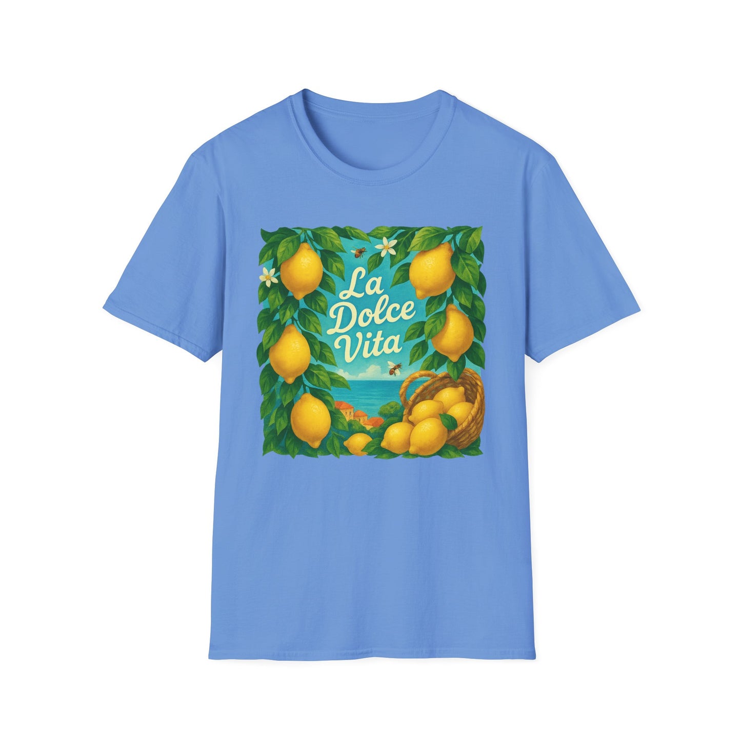 Amalfi Coast Lemon Grove T-Shirt | Italy Mediterranean Tee | Italian Summer Graphic | Citrus Lover Gift | Travel Shirt