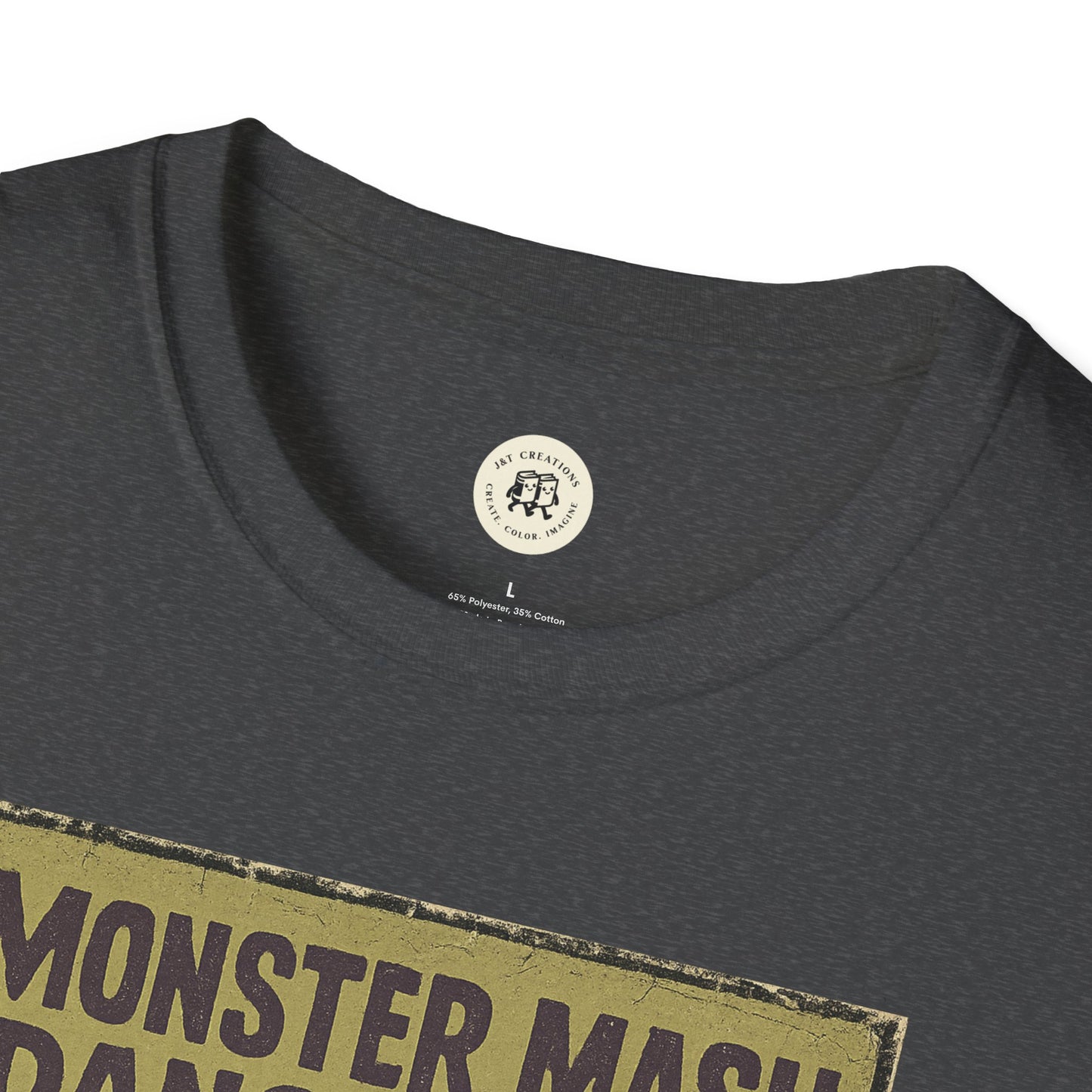 Vintage Halloween T-Shirt Monster Mash Design