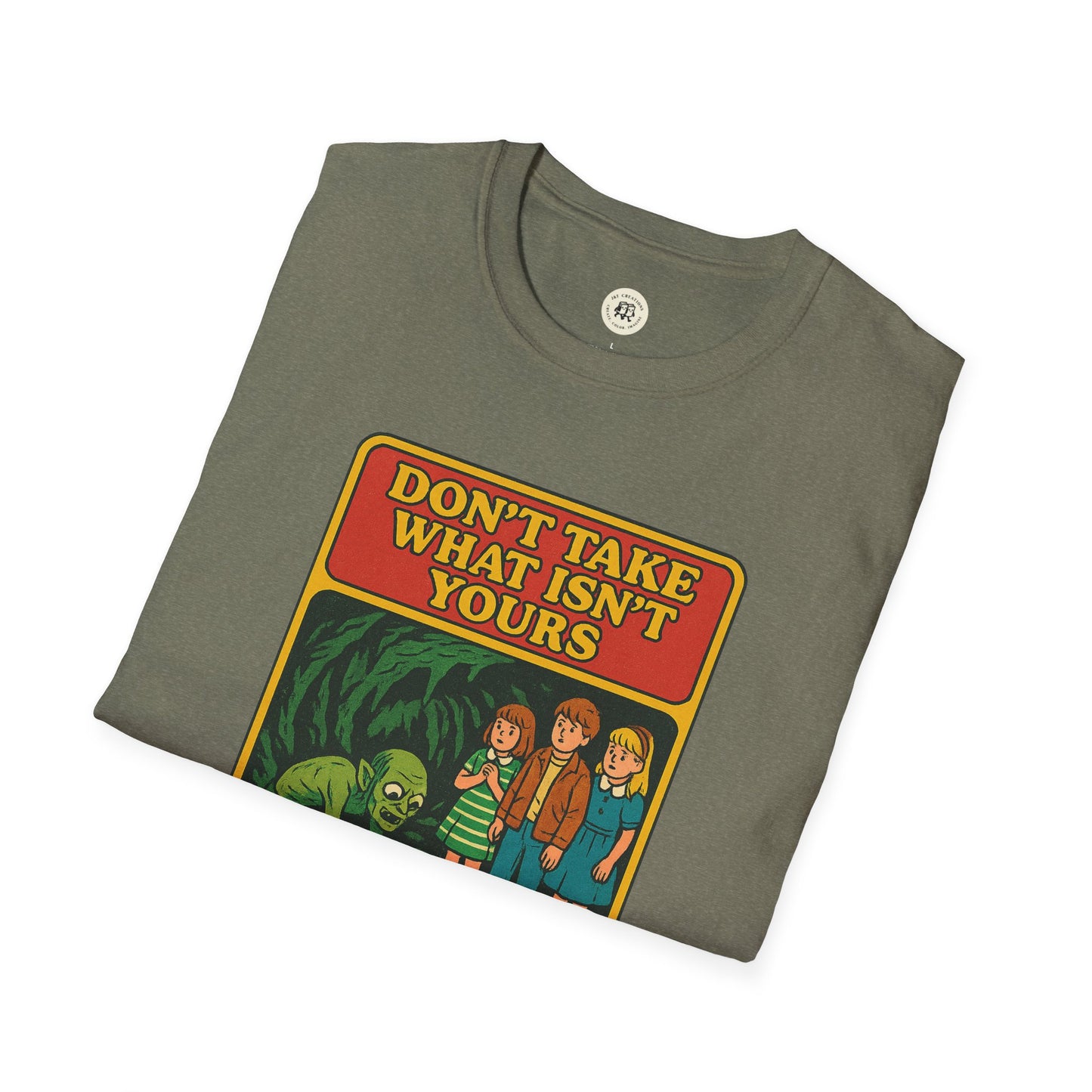 Gollum Property Safety T-Shirt – Unique Art Tee