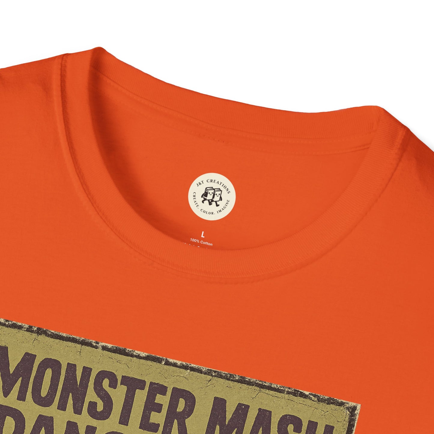 Vintage Halloween T-Shirt Monster Mash Design