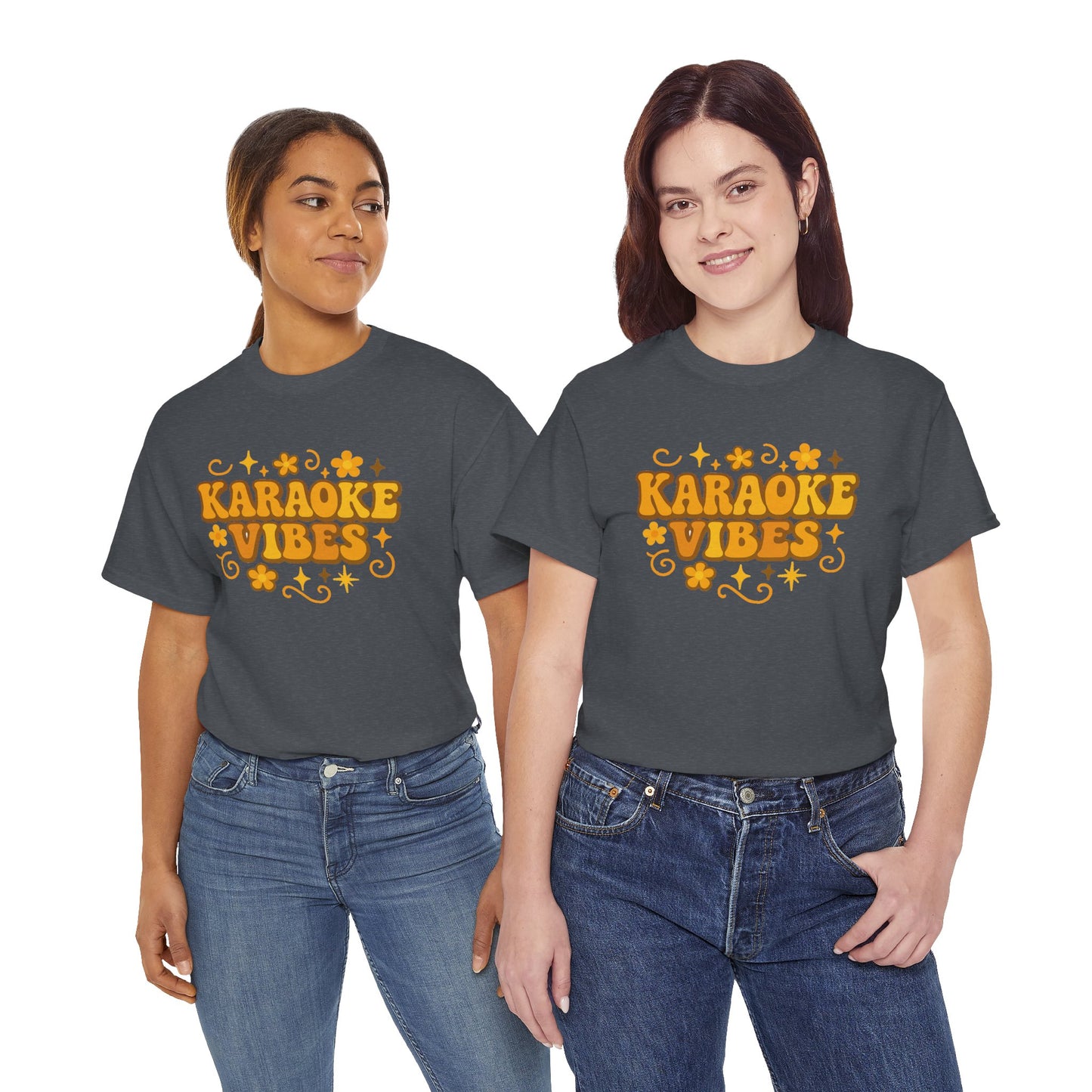Karaoke Vibes T-Shirt Soft Retro Style Tee