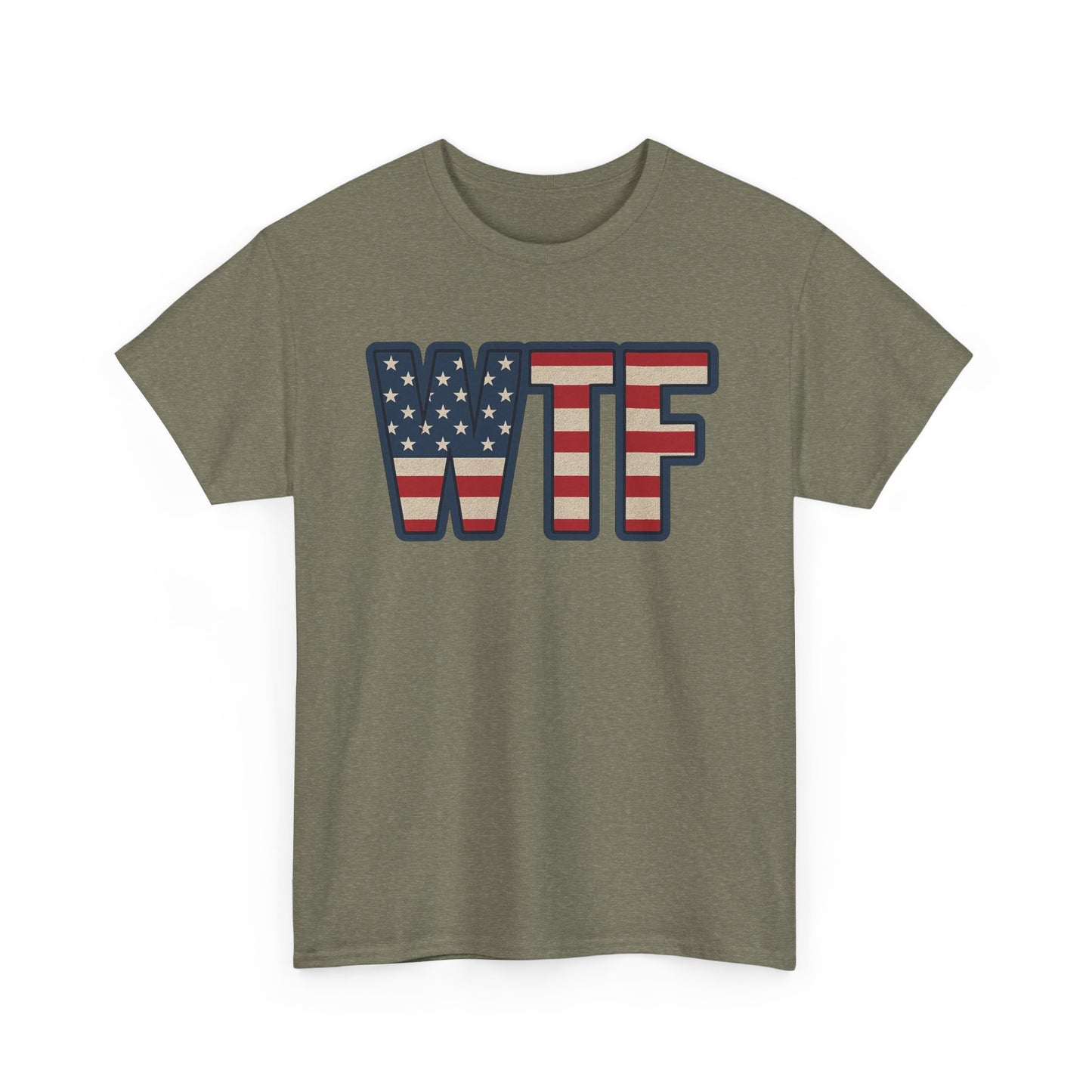 Patriotic Humor T-Shirt with USA Flag Design