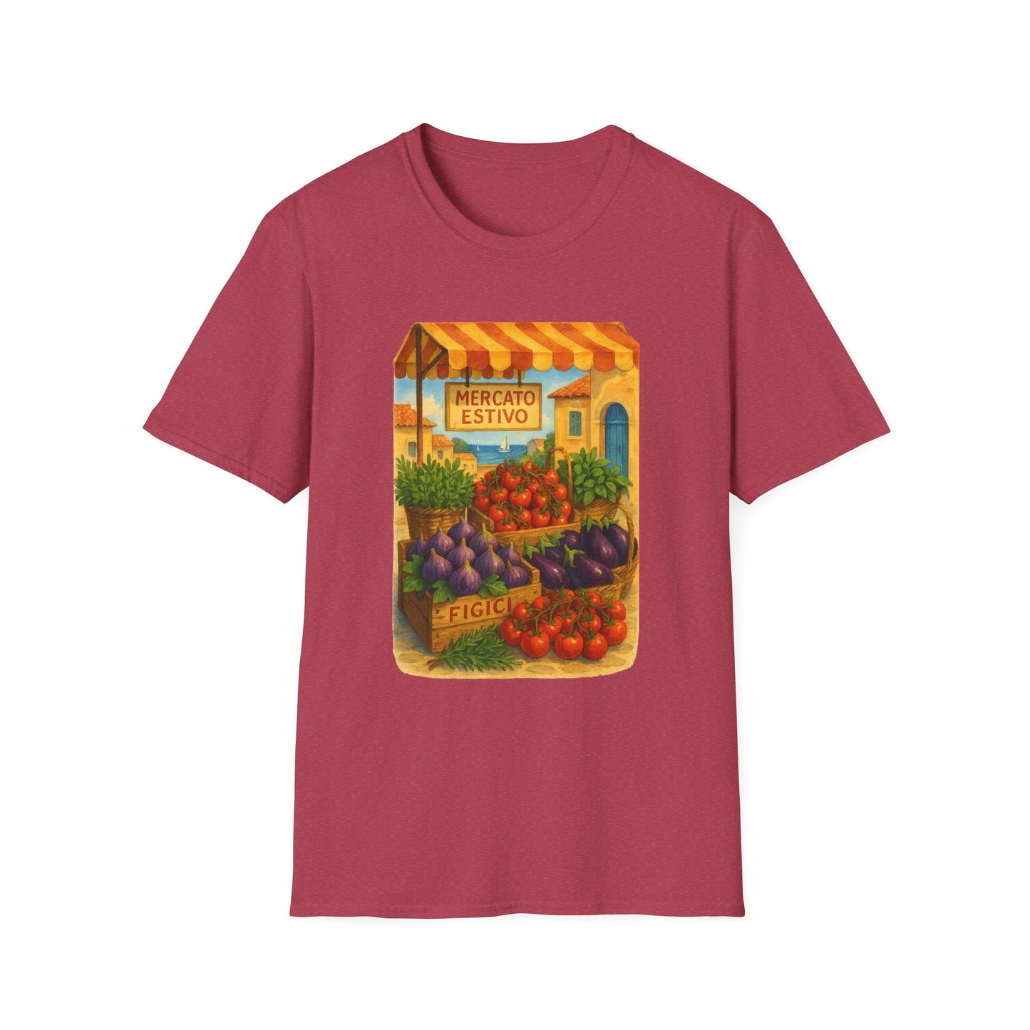 Mallorca Market T-Shirt | Mediterranean Summer Tee | Coastal Graphic Shirt | Travel Lover Gift | Italian Greek Style