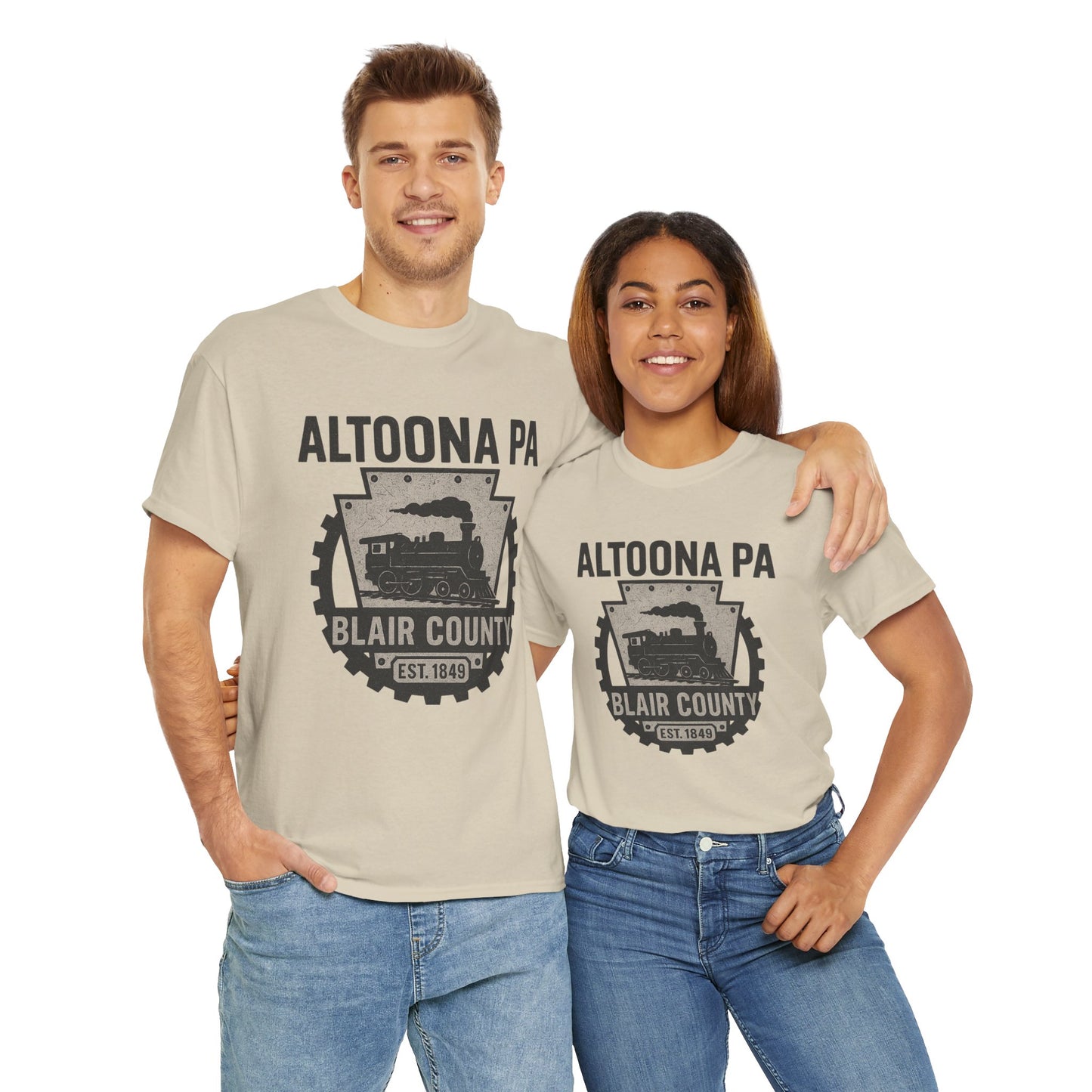 Altoona PA T-Shirt Blair County Vintage Train