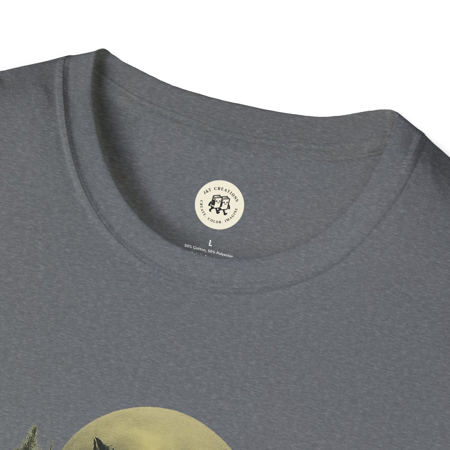 Halloween Graphic T-Shirt with Owl Design
