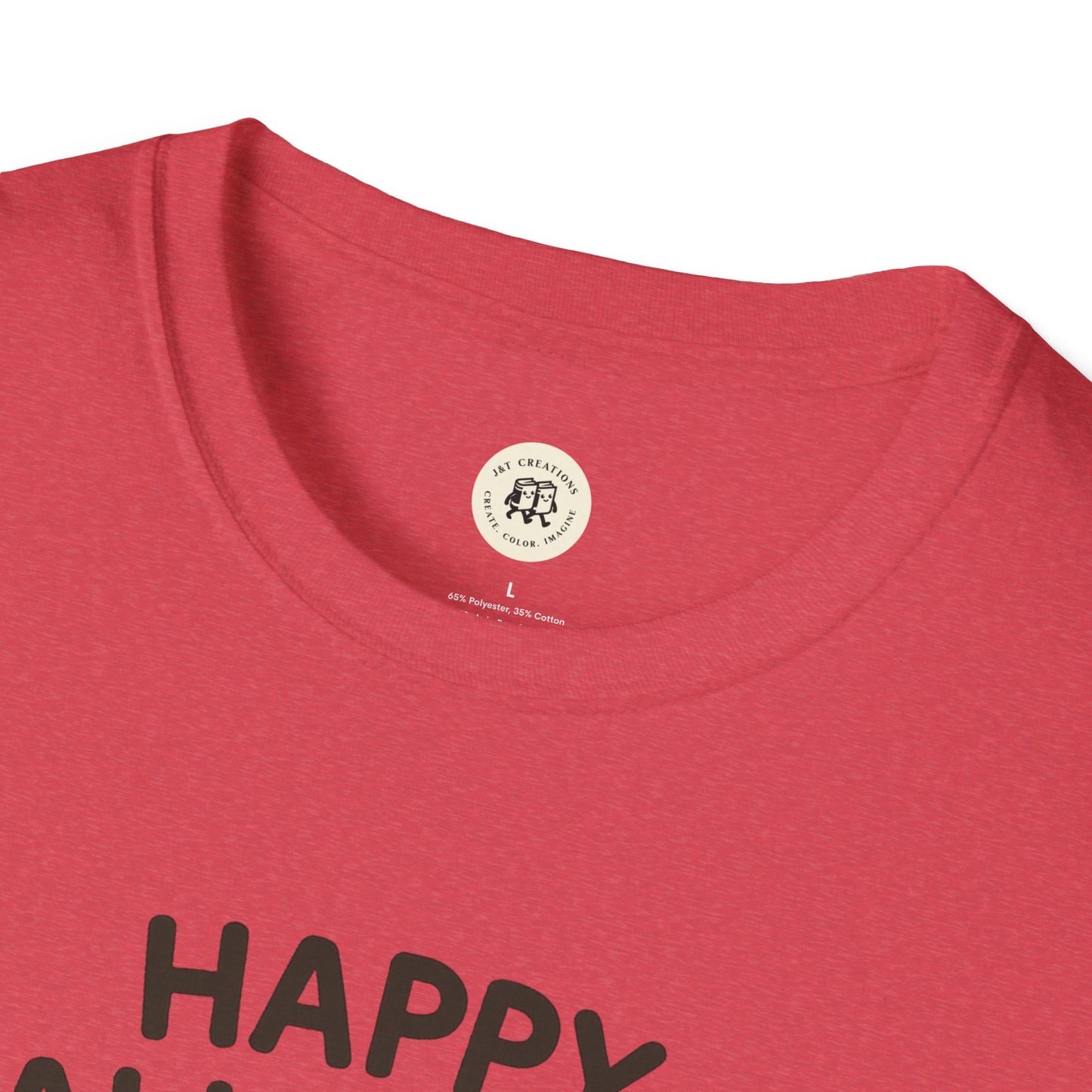 Halloween Pumpkin Graphic Tee with Cute Cats