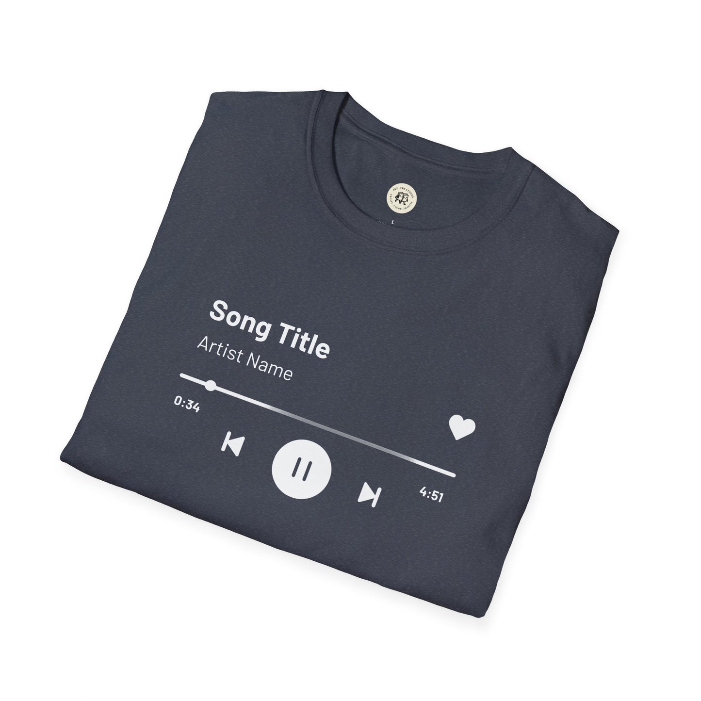 Custom Music Player T-Shirt β Website Special