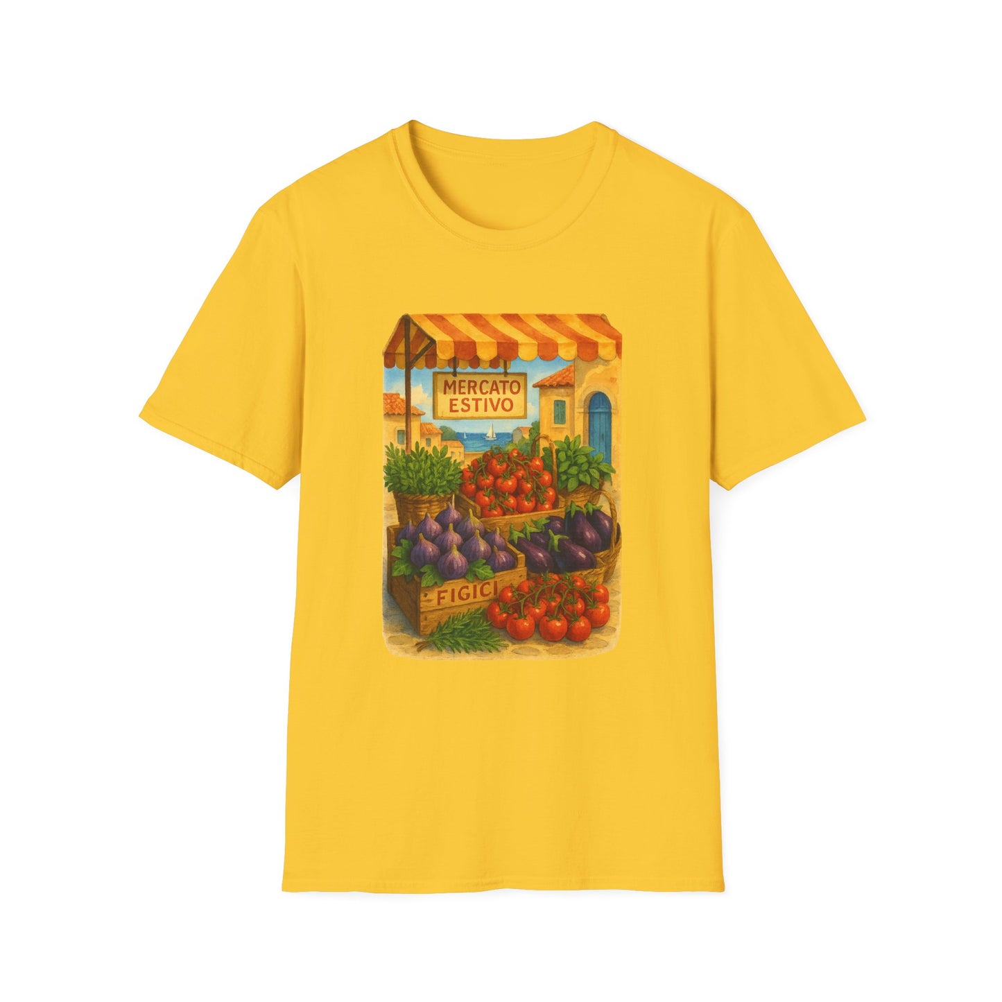 Mallorca Market T-Shirt | Mediterranean Summer Tee | Coastal Graphic Shirt | Travel Lover Gift | Italian Greek Style