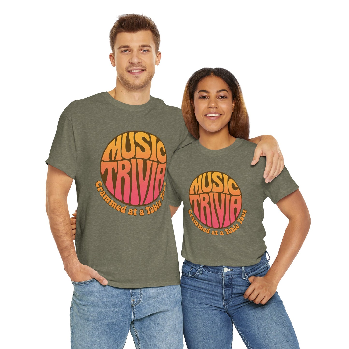 Vintage Music Trivia T-Shirt Retro Design