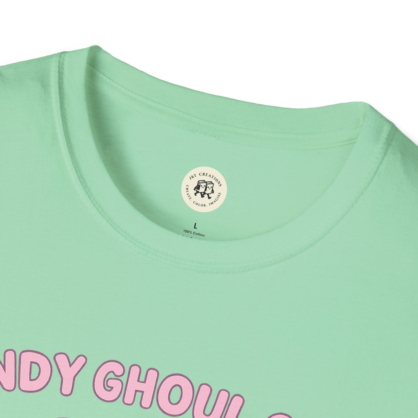 Kawaii Halloween Ghost Shirt - Cute Candy Ghoul Tee