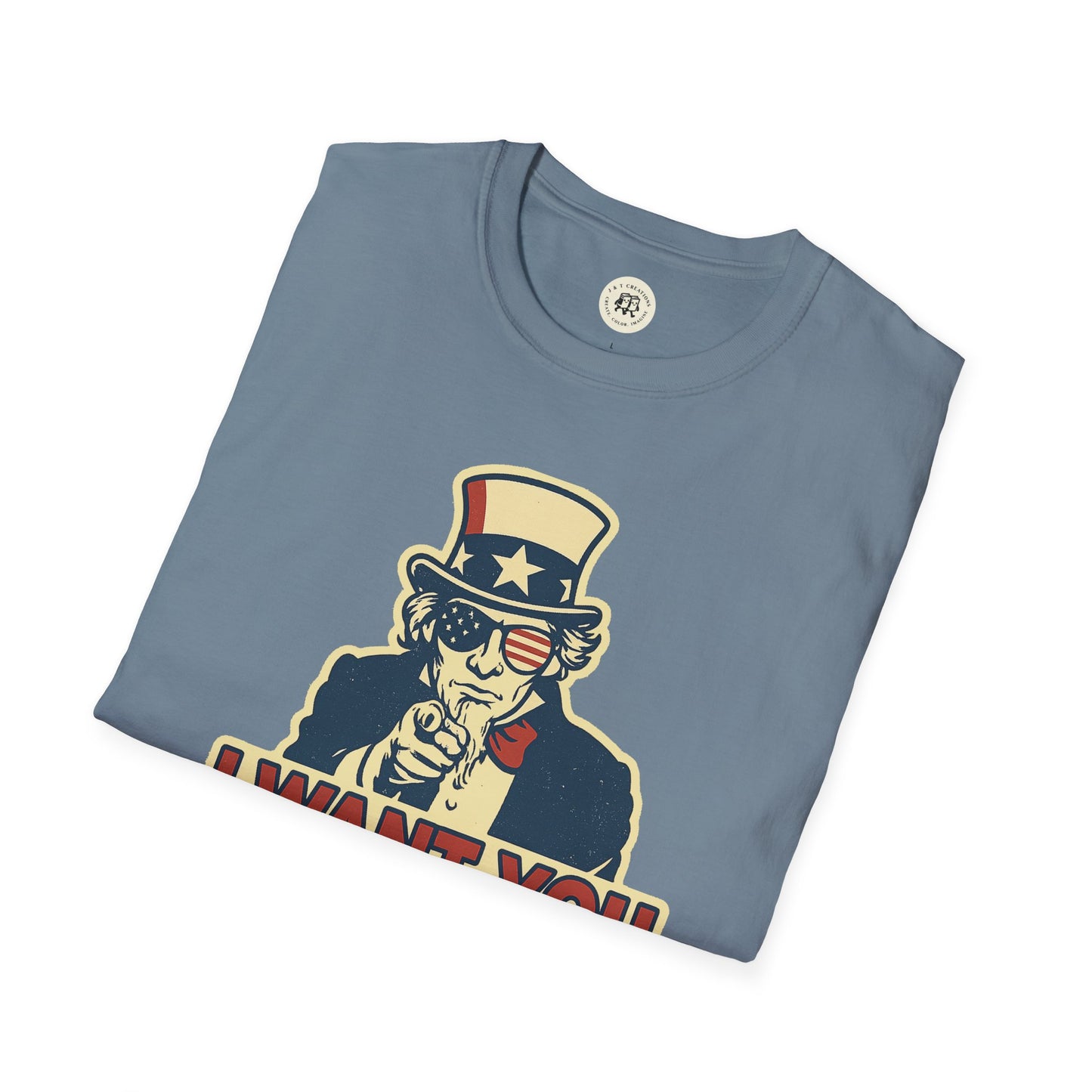 Funny Independence Day T-Shirt - Hot Dogs Design