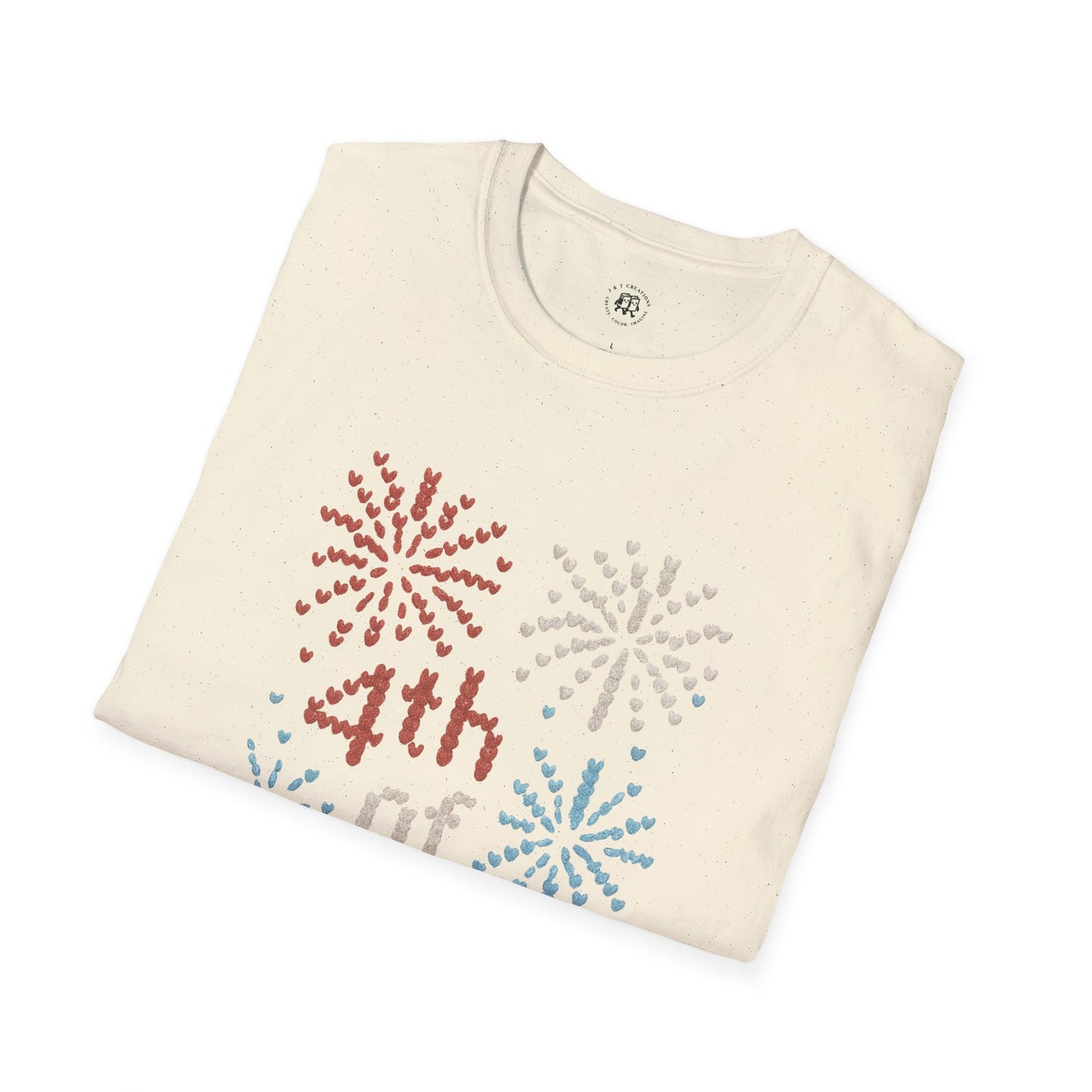 "Knitted" 4th of July Fireworks T-Shirt - Patriotic Tee