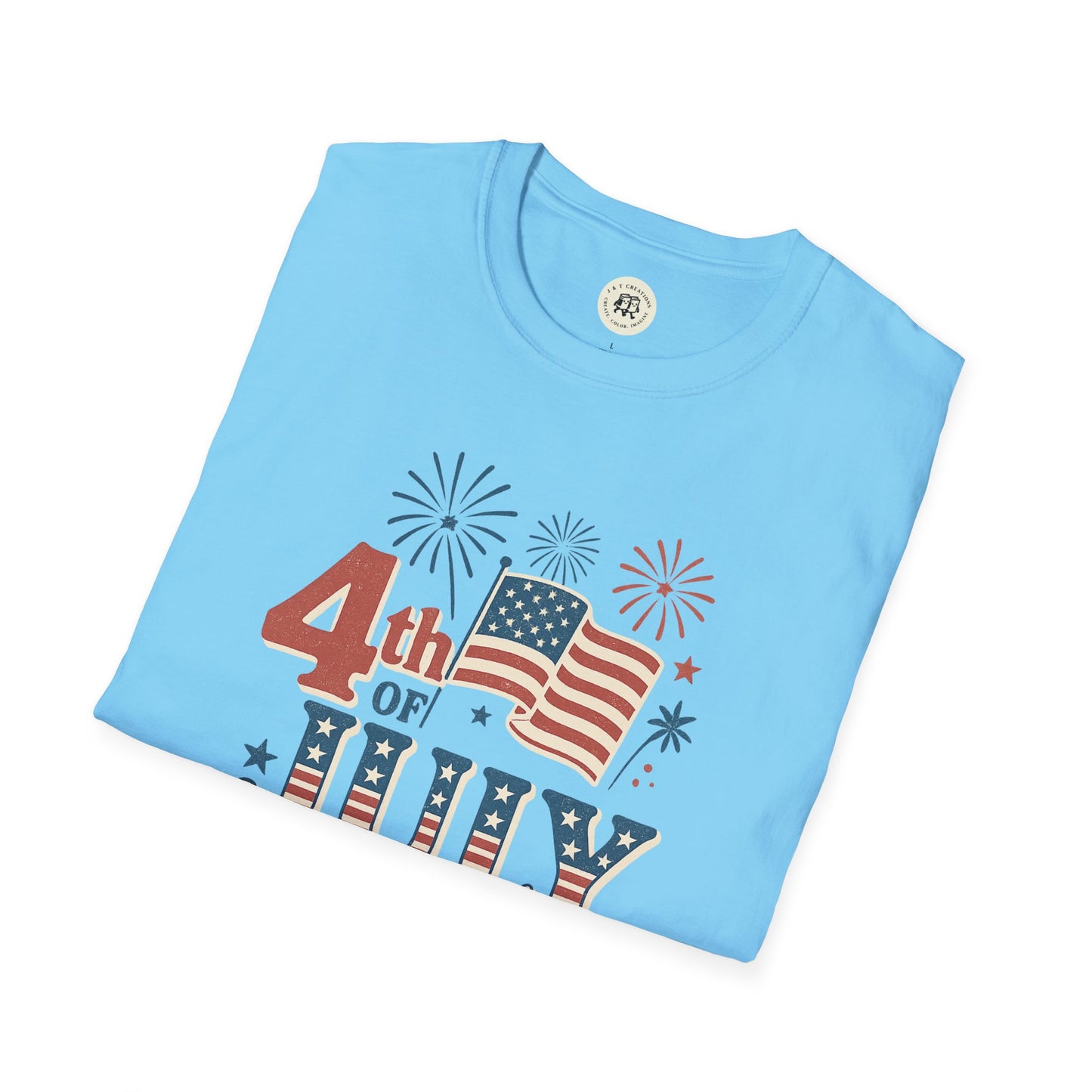 Fourth of July Fireworks Shirt - Patriotic Tee