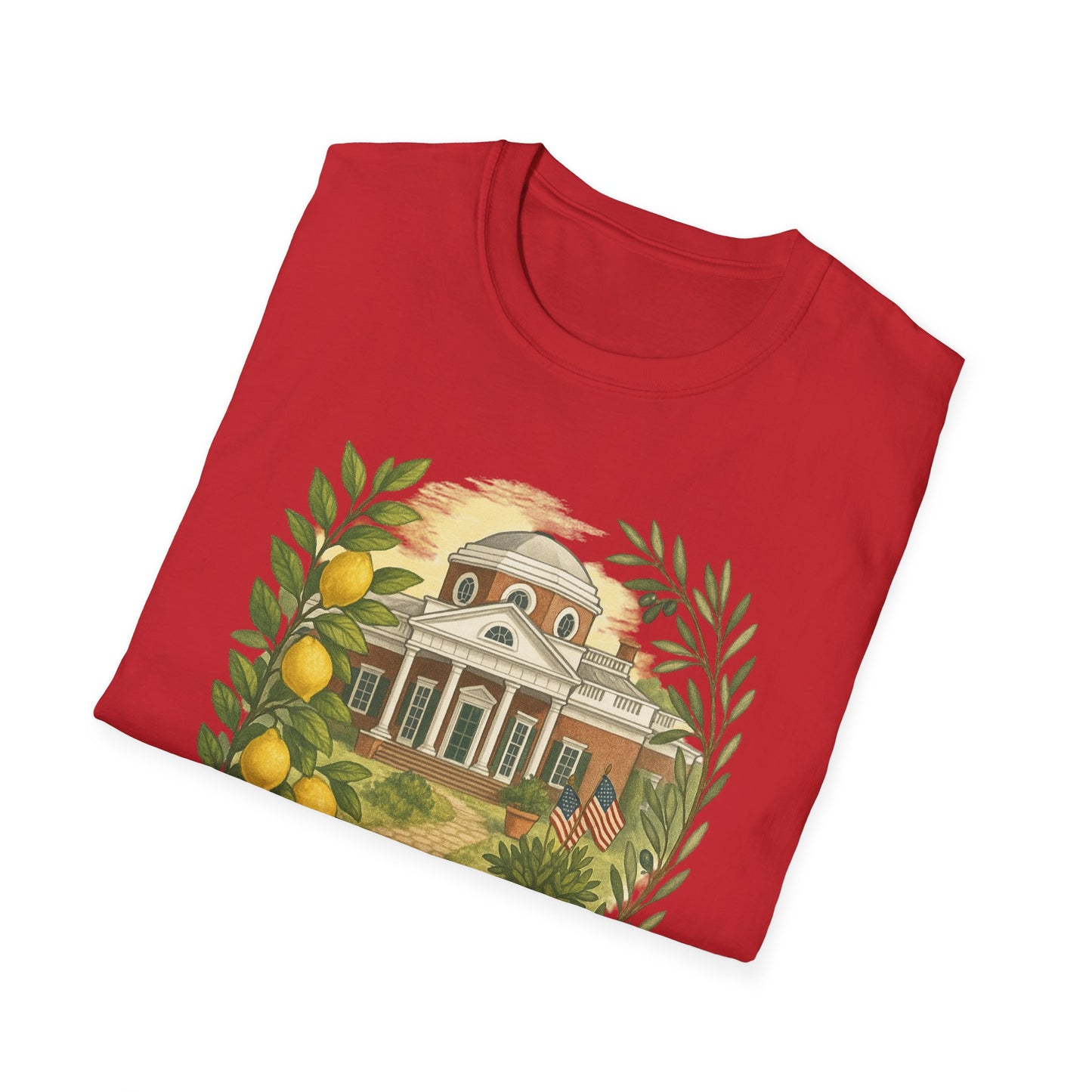 Monticello Lemon Grove T-Shirt - Artistic Design