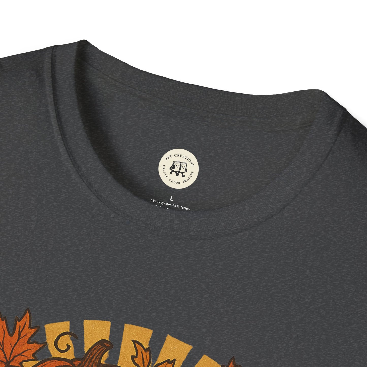 Happy Halloween T-Shirt with Pumpkin Design