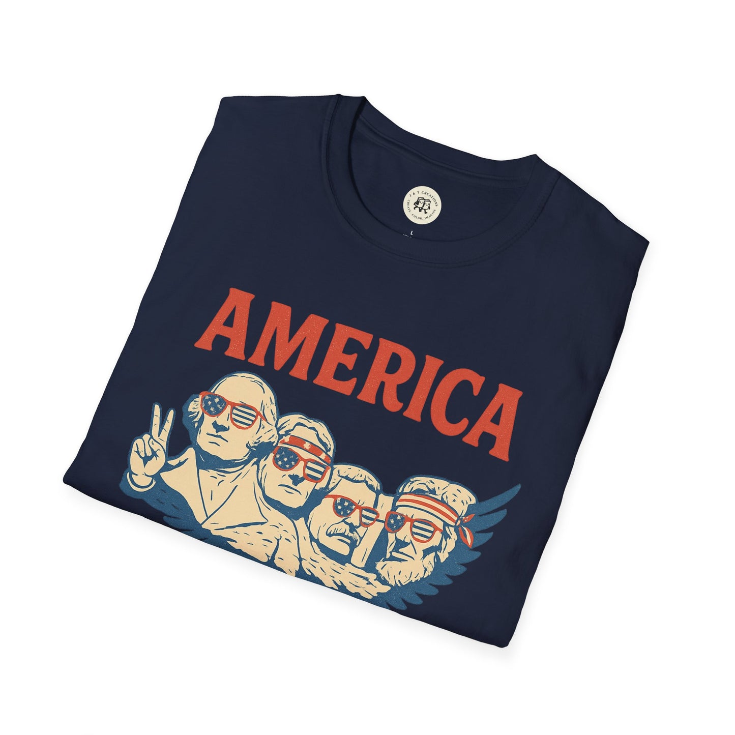 America 1776 Patriotic T-Shirt Classic Design