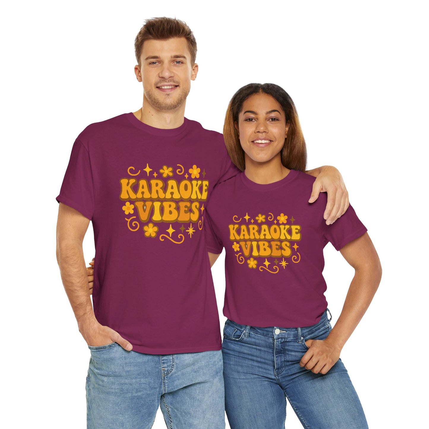 Karaoke Vibes T-Shirt Soft Retro Style Tee